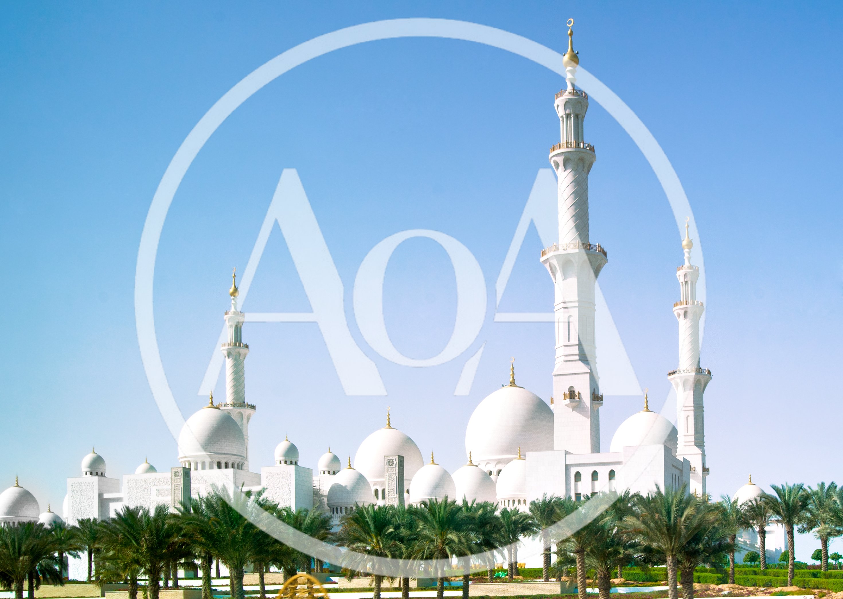 Sheikh Zayed Grand Mosque Exterior View
