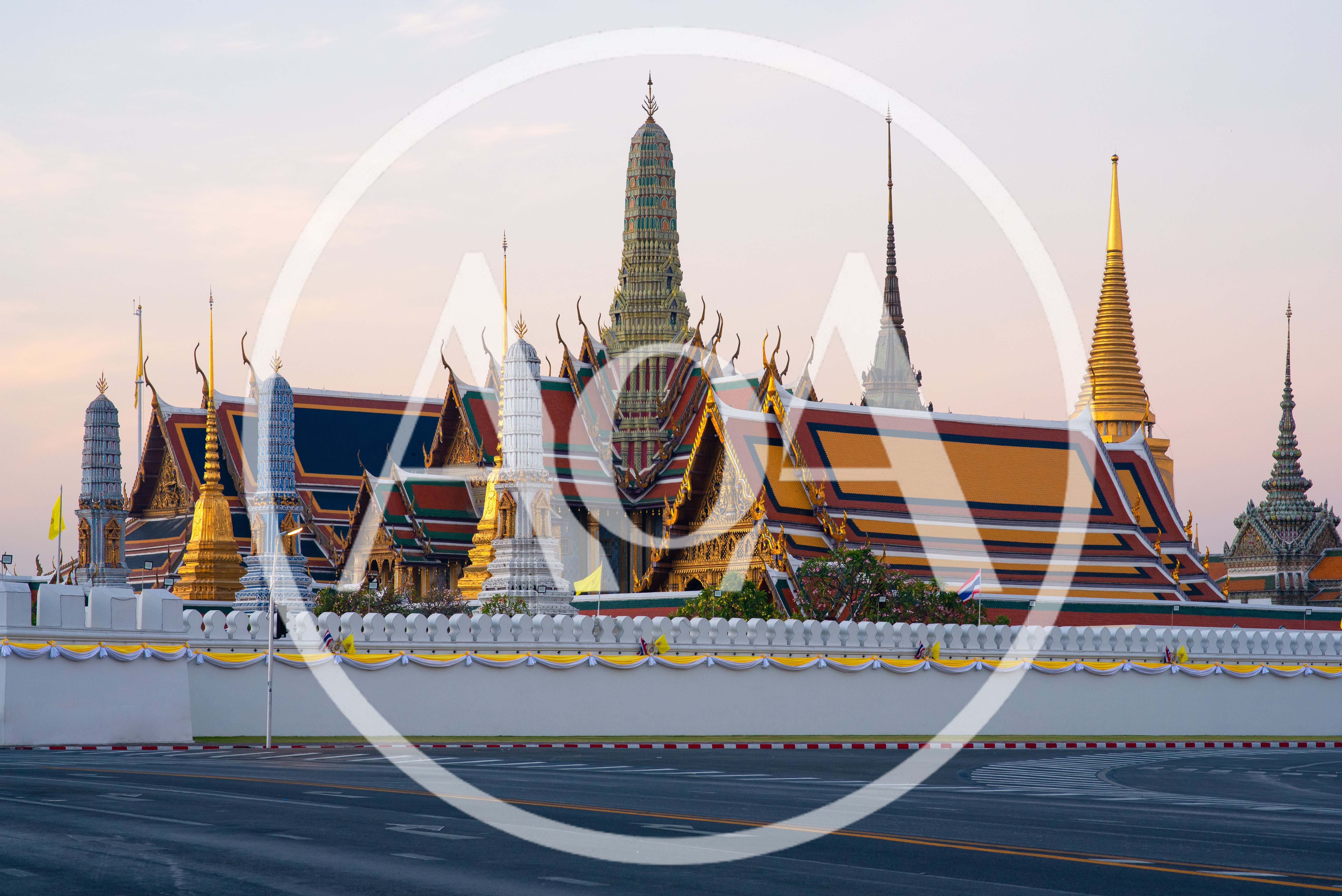The Grand Palace Temple Complex In Bangkok Thailand