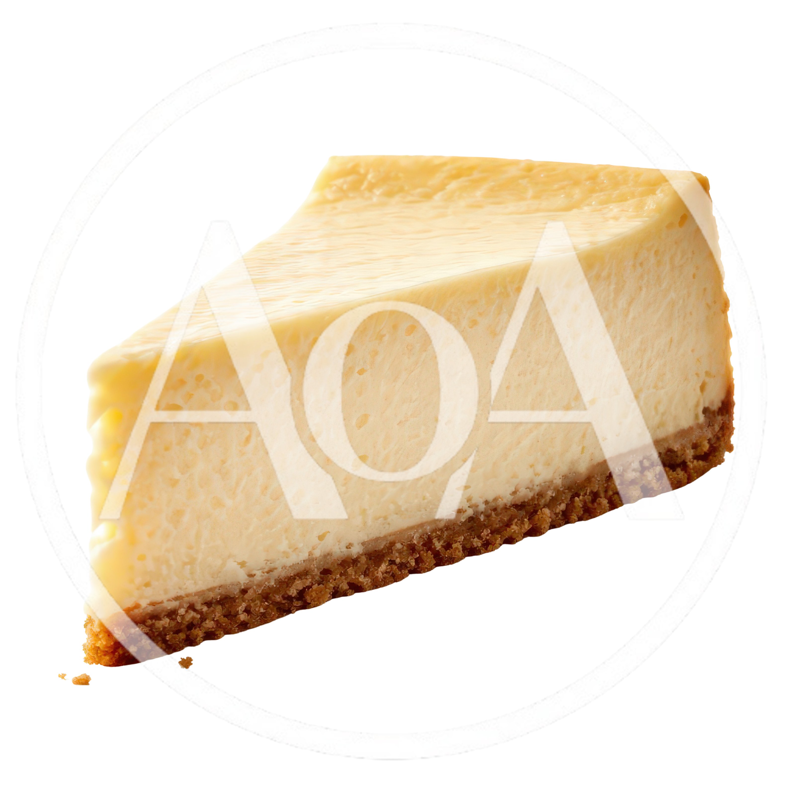 Single Slice Of Creamy New York Cheesecake