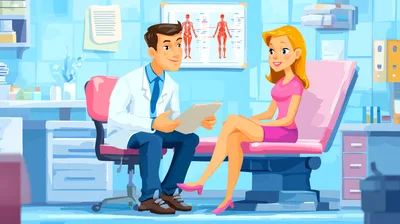 Doctor Consulting With Female Patient In Medical Office