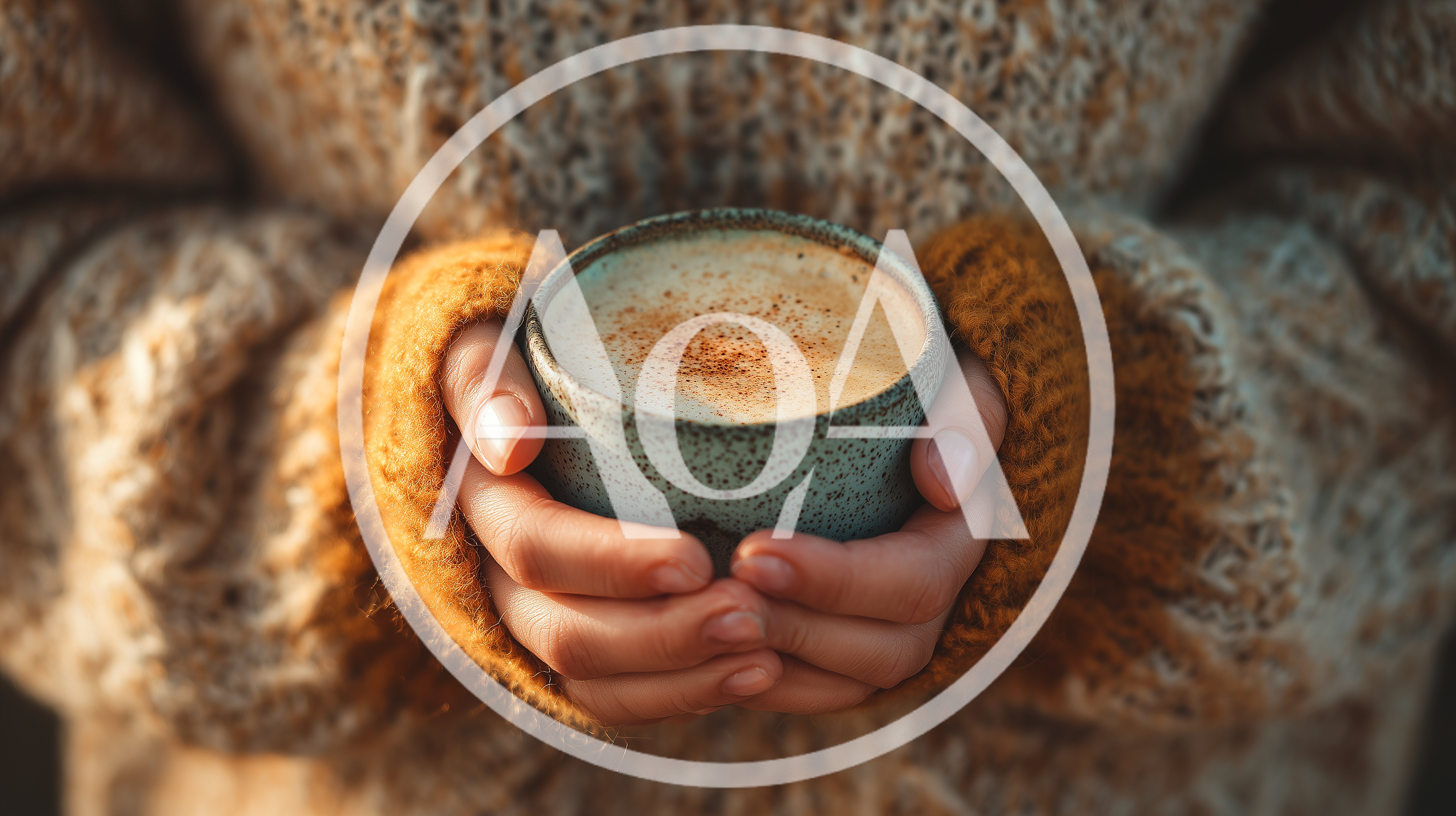 Person Holding A Warm Mug Of Coffee