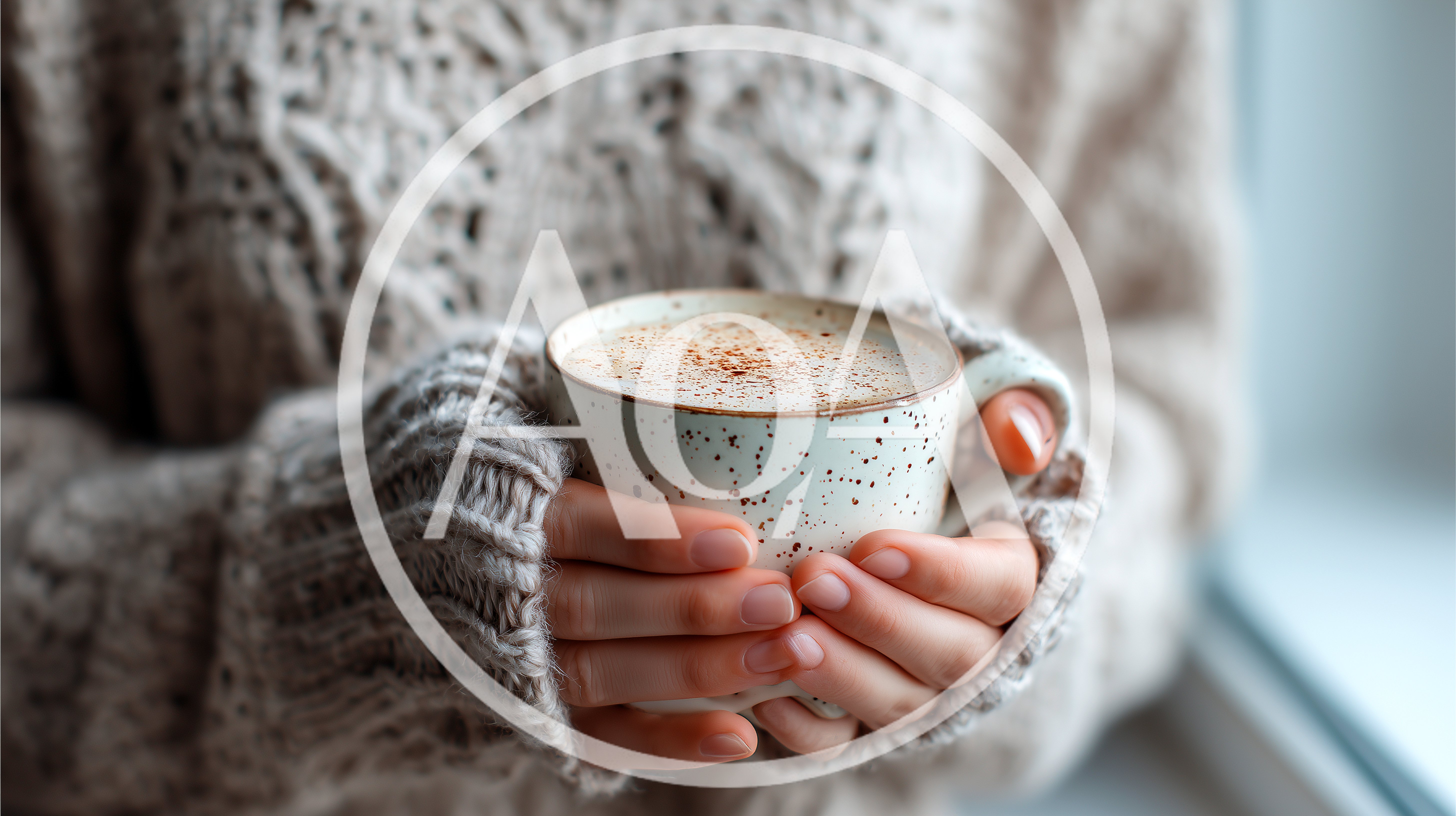 Person Holding A Warm Mug Of Coffee