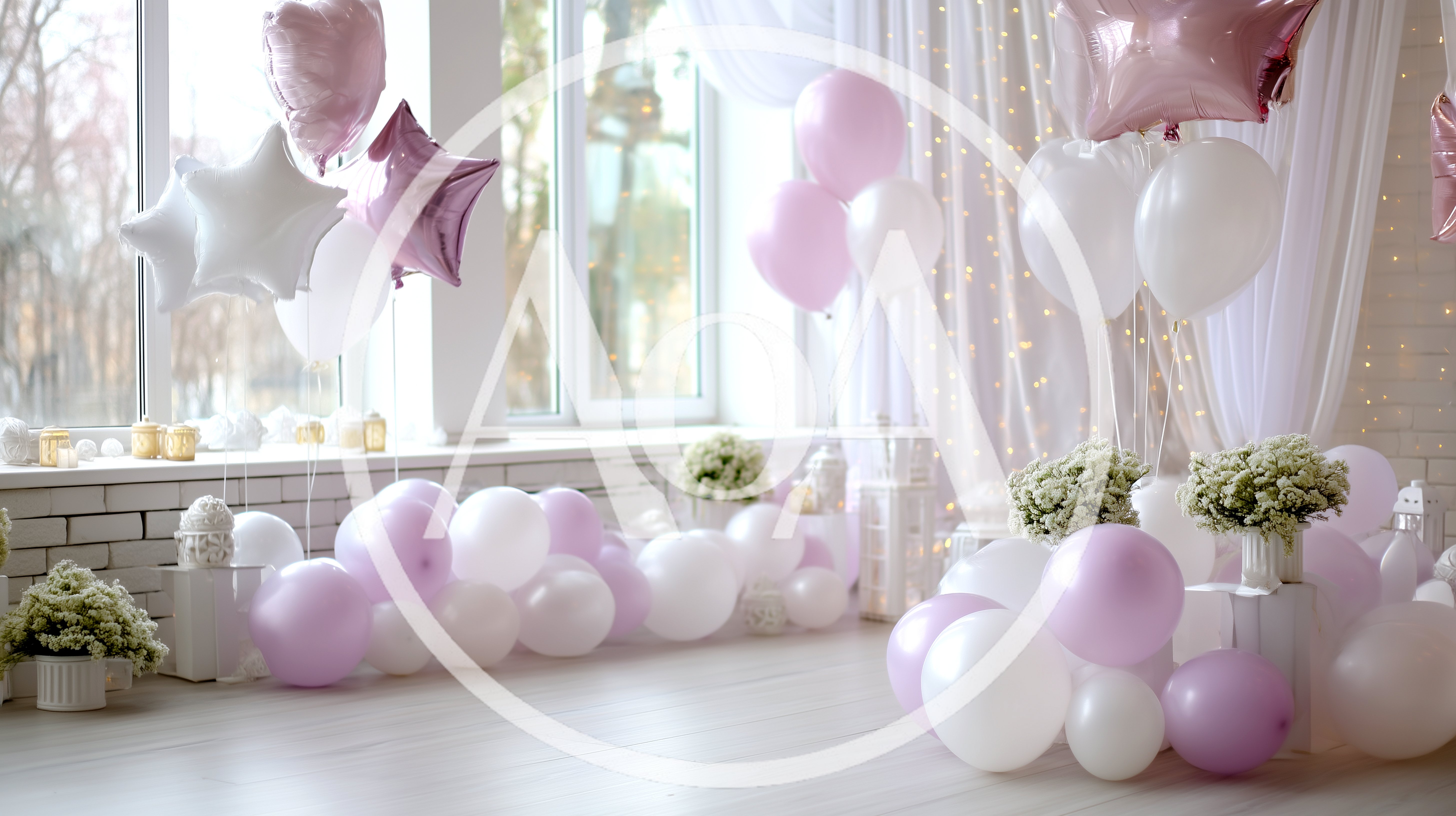 Festive Balloon Decorations For A Birthday Celebration