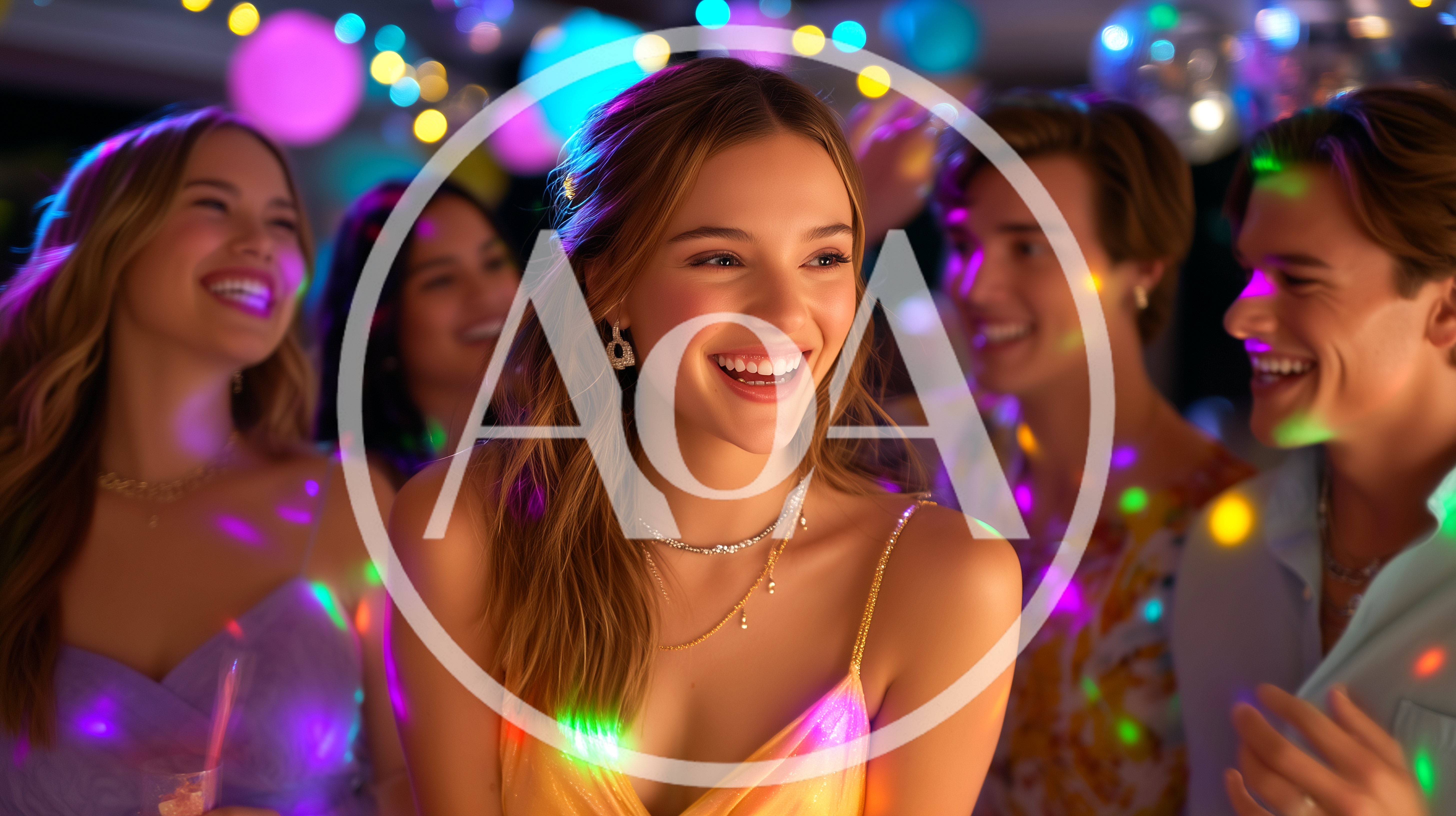 Group Of Young Friends Laughing At A Party