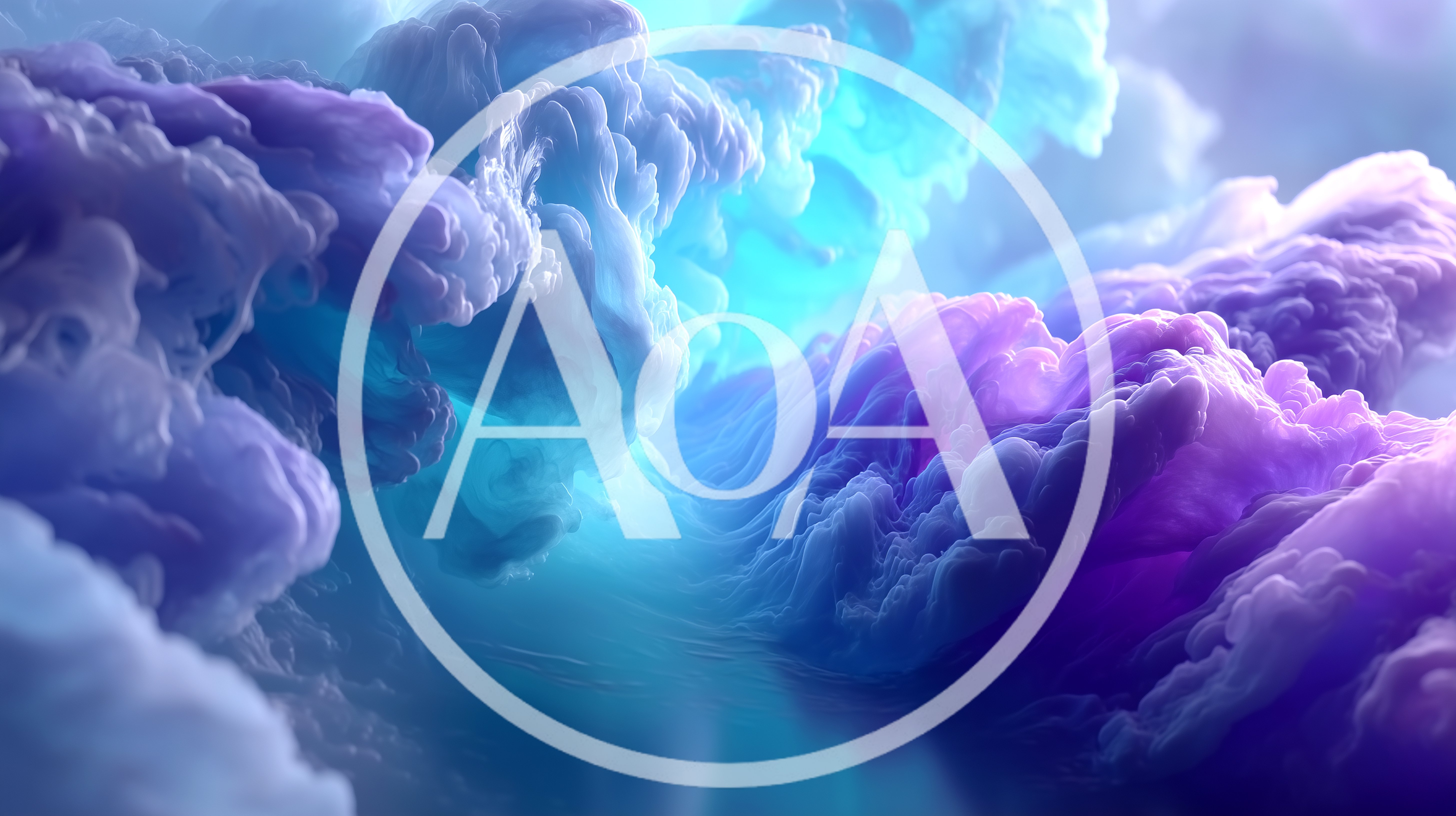 Abstract Purple And Blue Smoke Clouds