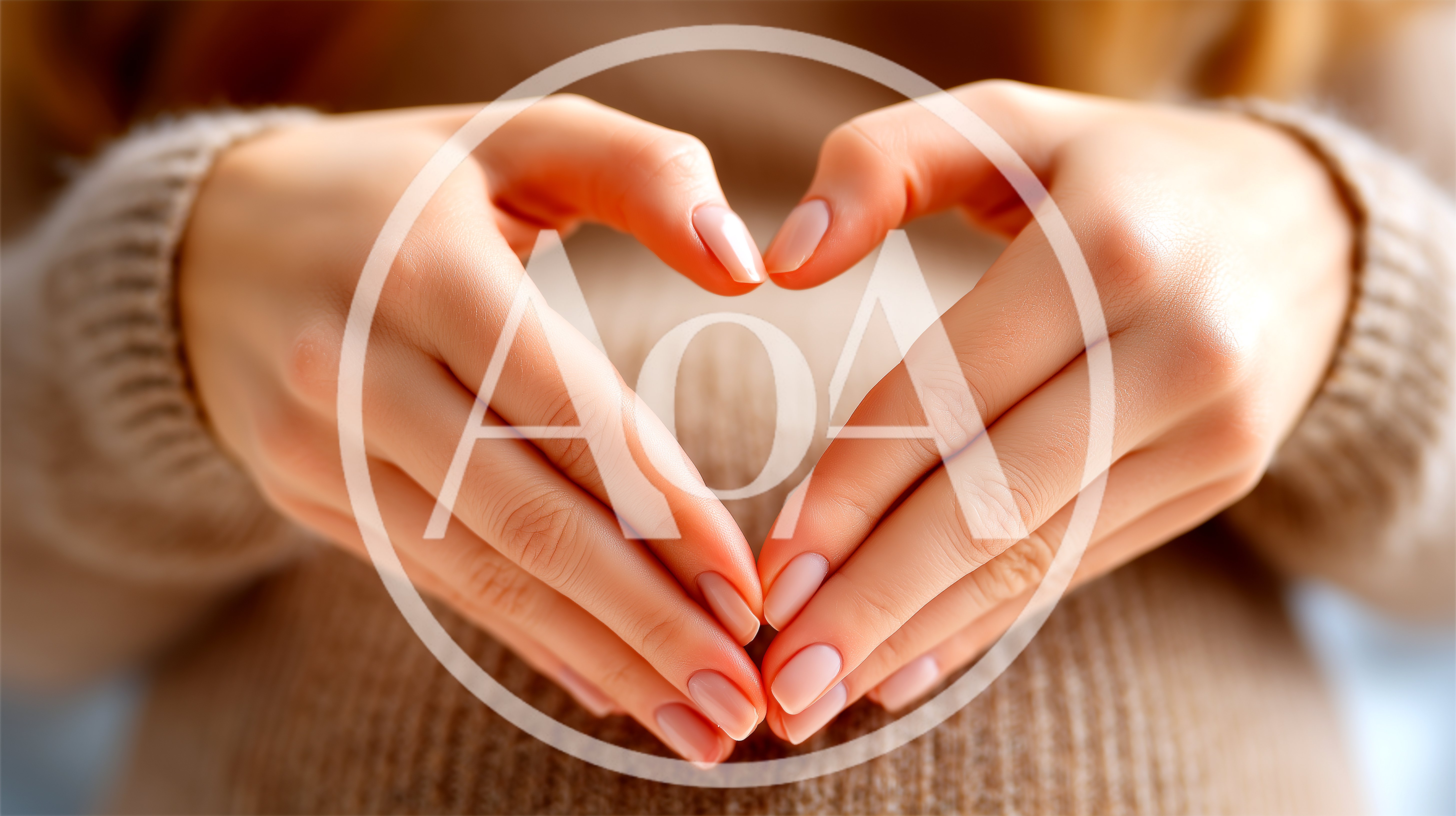 Pregnant Woman Making Heart Shape With Hands