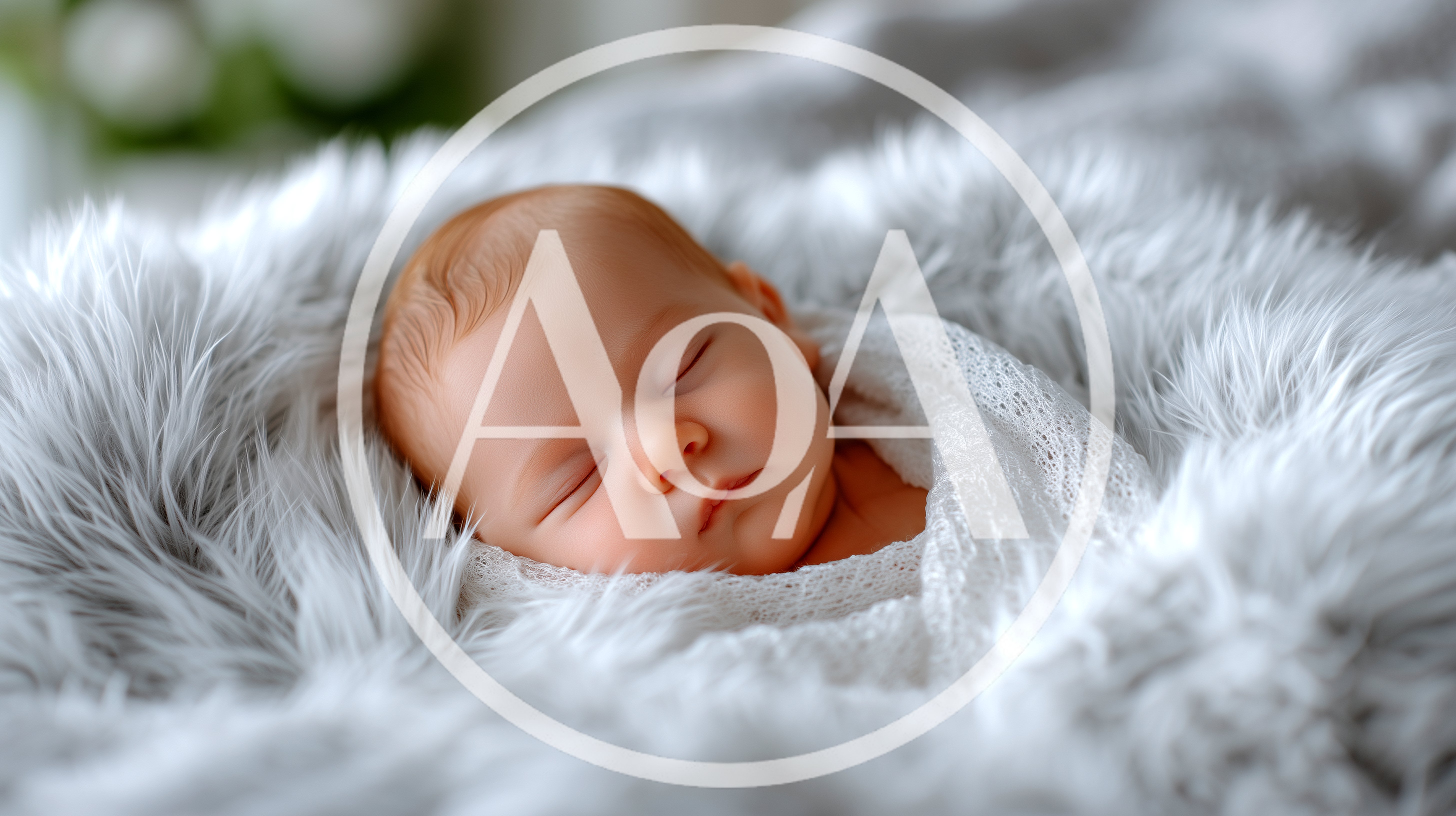 Newborn Baby Sleeping Wrapped In White Fabric