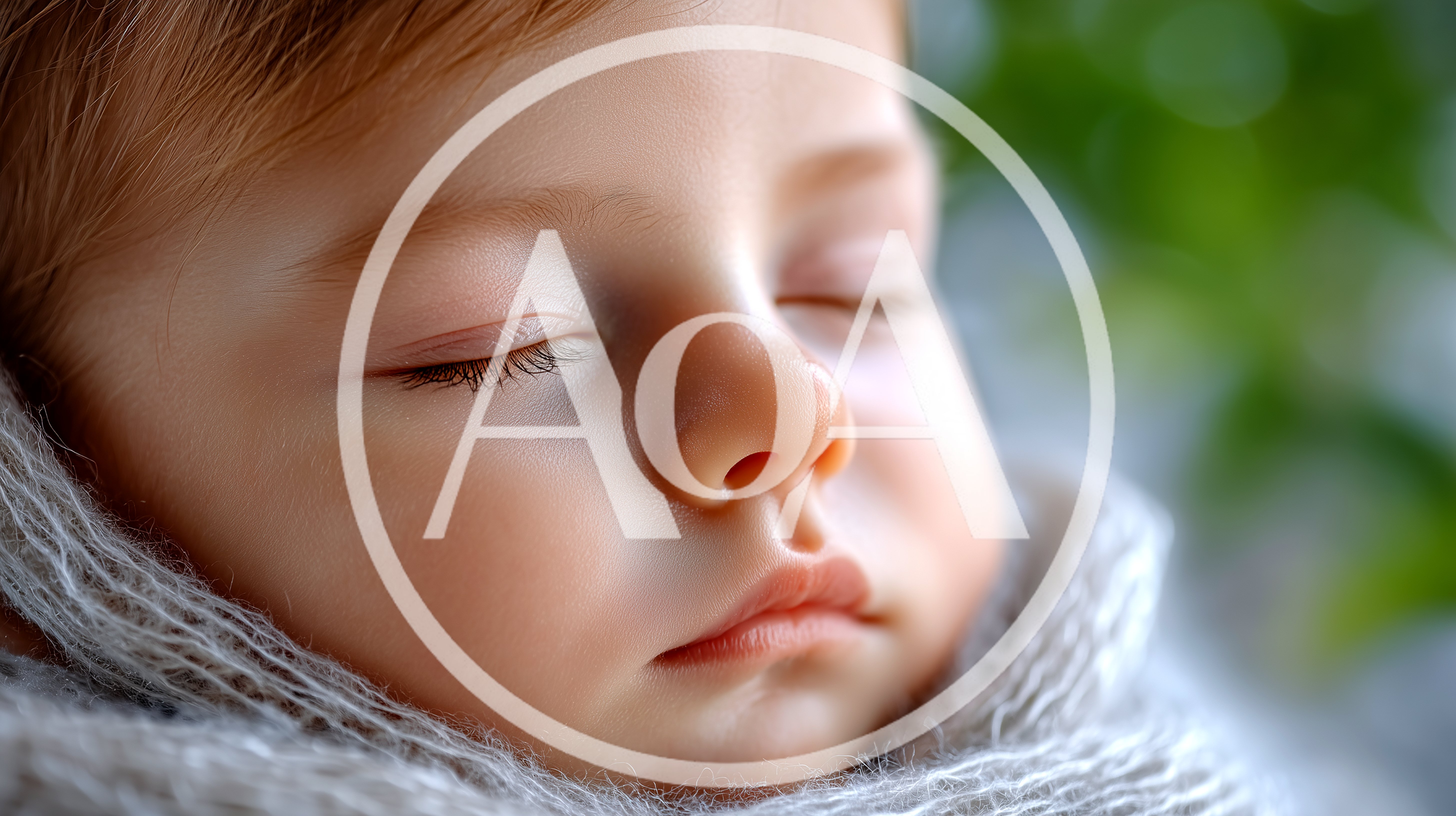 Close Up Of A Sleeping Newborn Baby