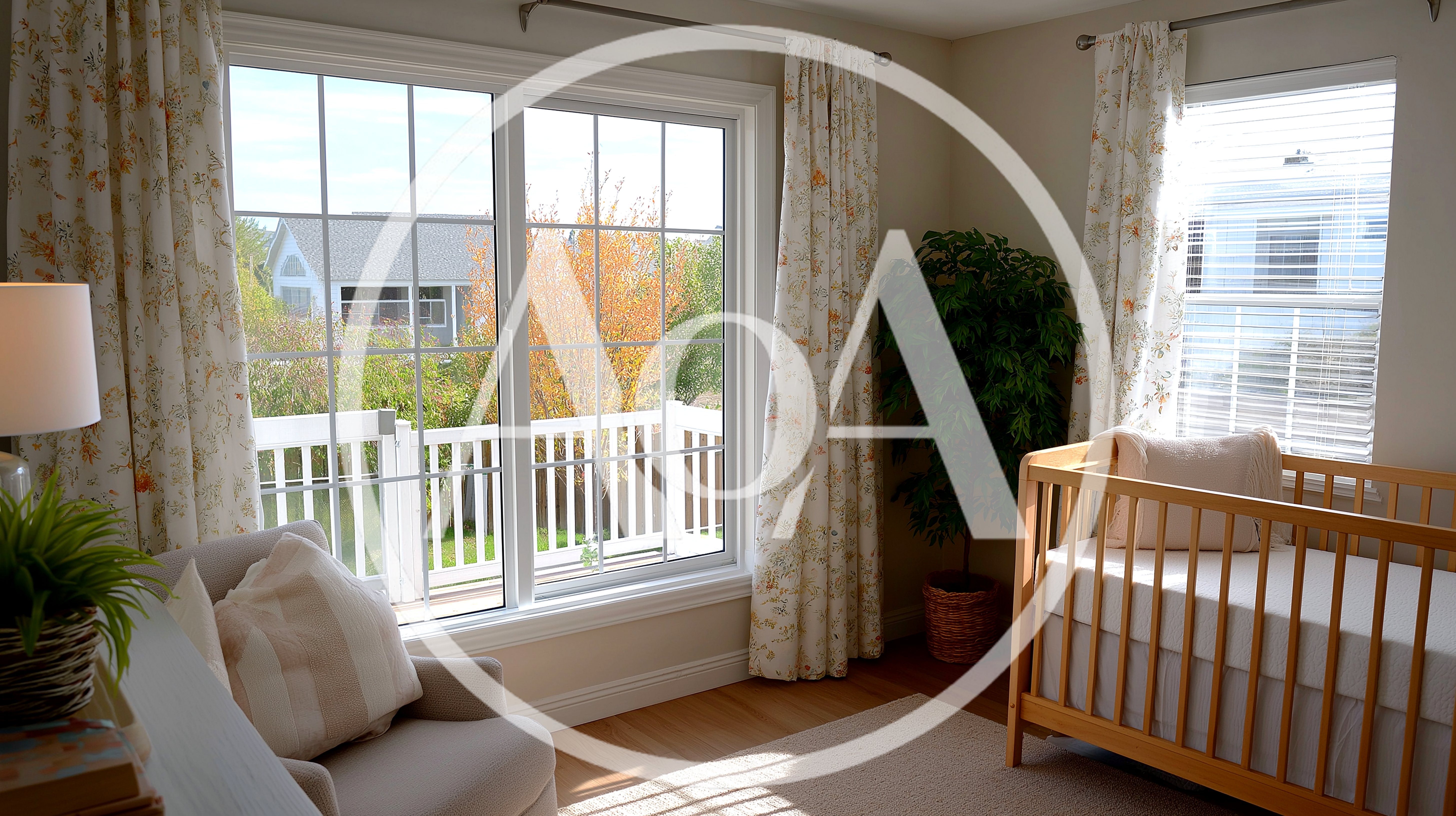 Bright And Airy Nursery Room Interior