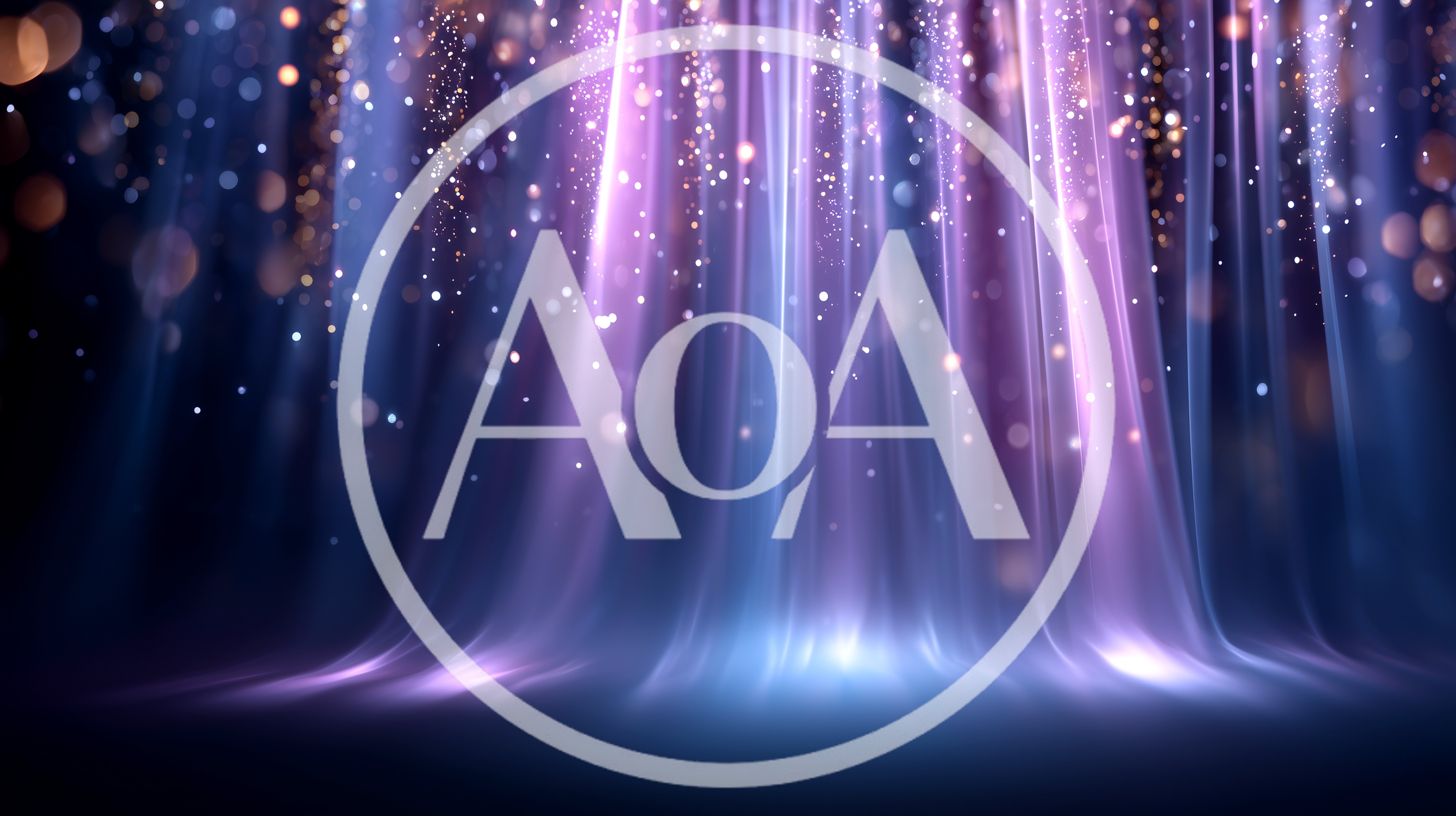 Abstract Purple And Blue Light Curtain Background