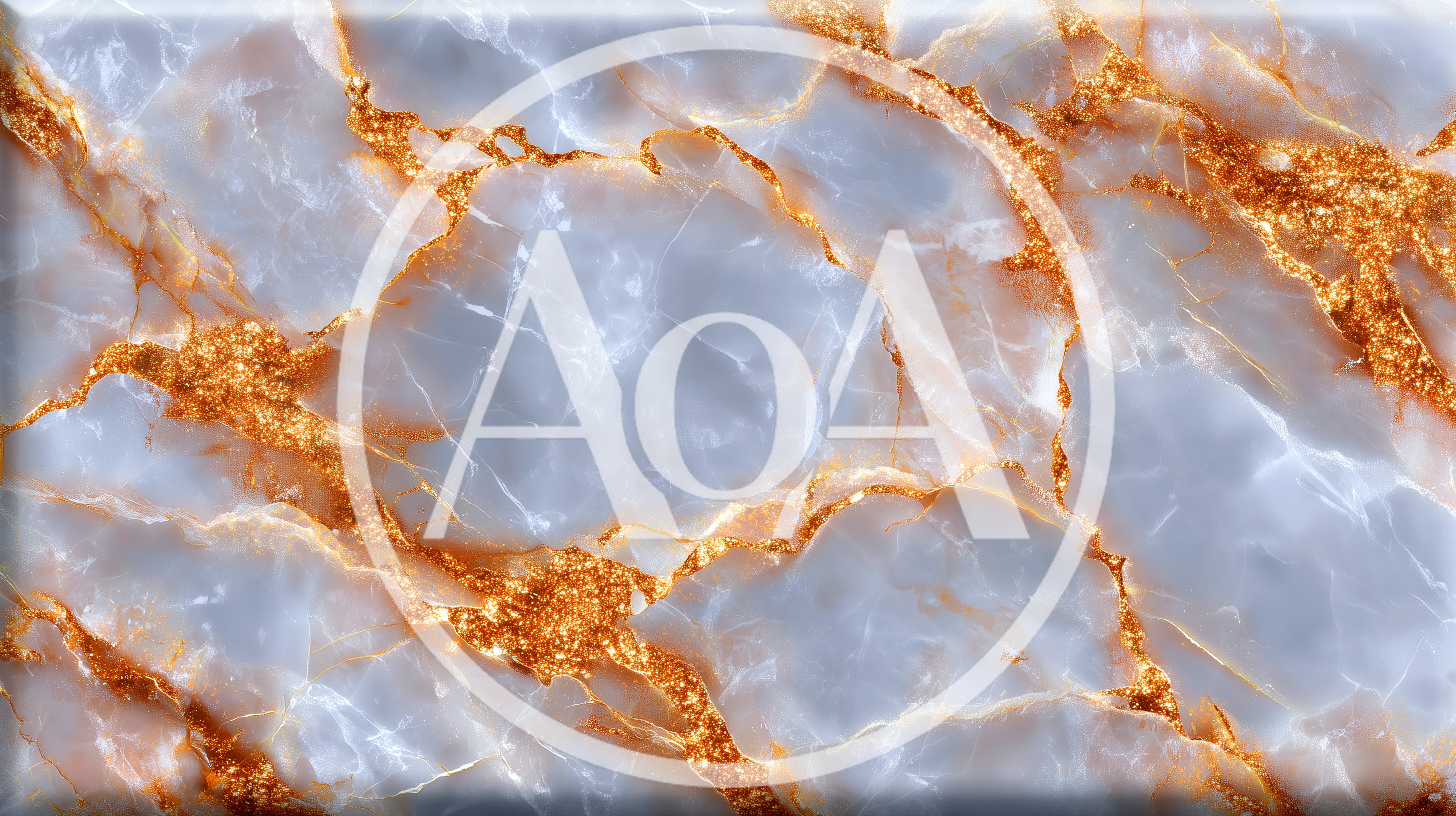 Luxurious White Marble Texture With Golden Veins