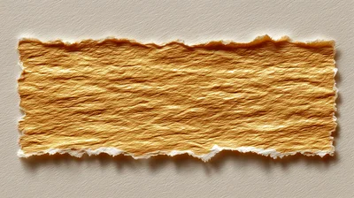 Torn Rectangular Piece Of Textured Brown Paper