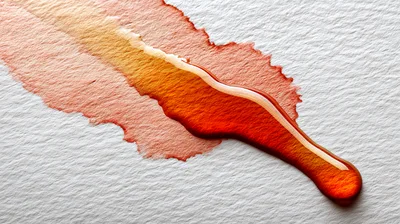 Red Liquid Spill On Textured White Paper