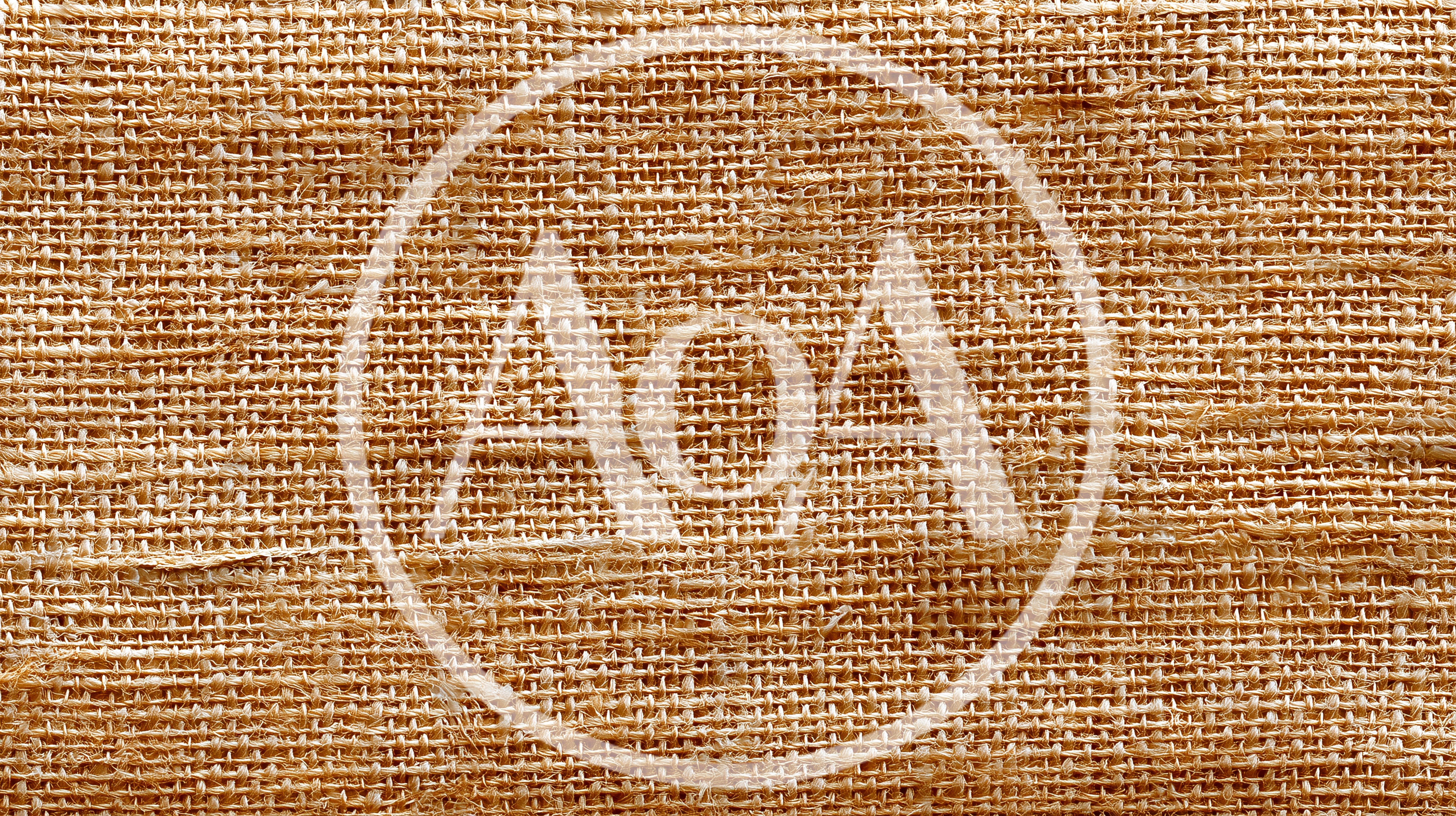 Close Up Texture Of Natural Brown Burlap Fabric