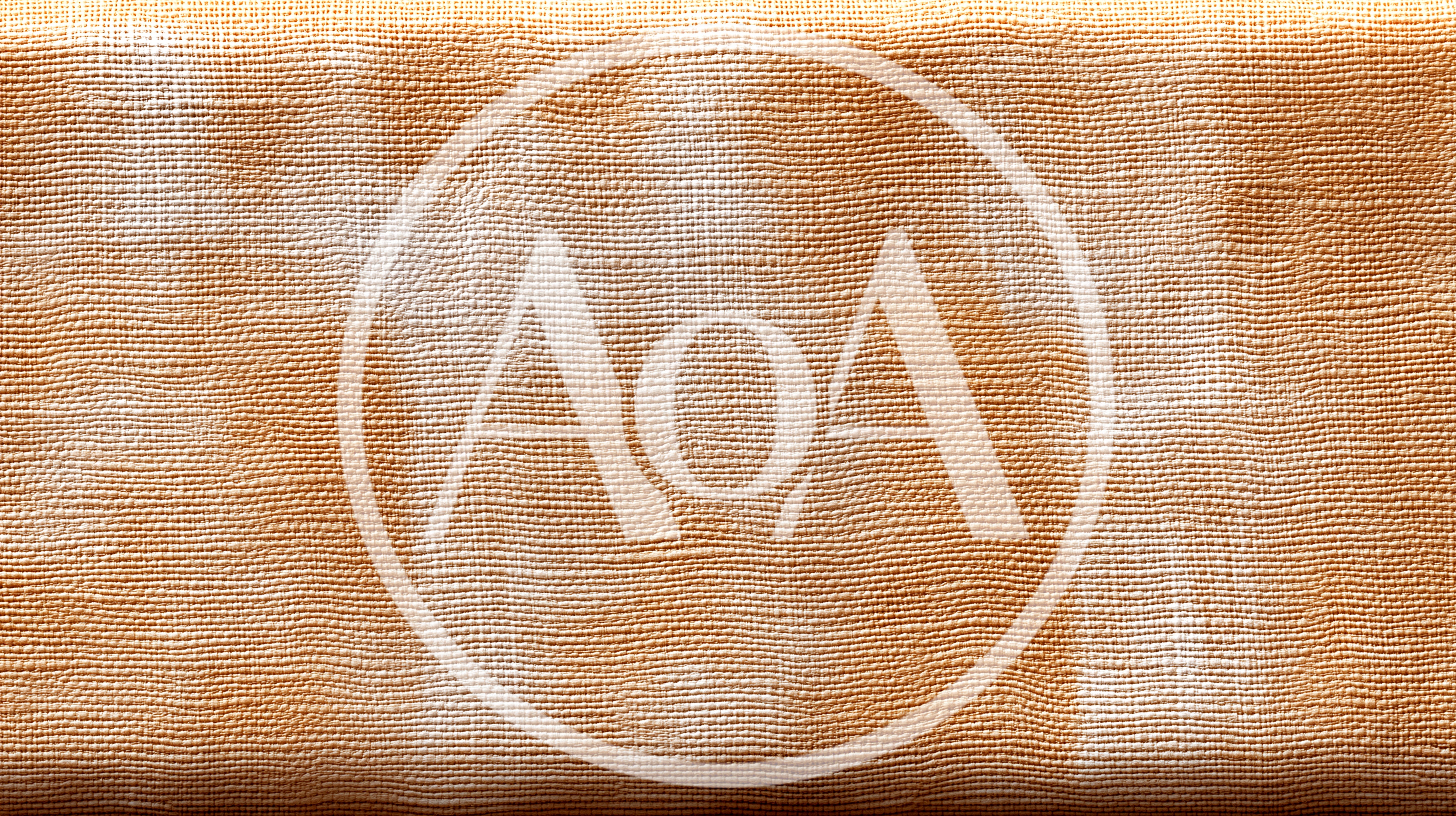 Abstract Tan Linen Fabric Texture Background