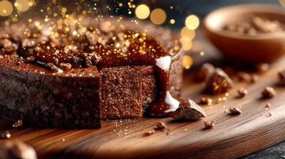 Decadent Chocolate Cake With Ganache Drizzle