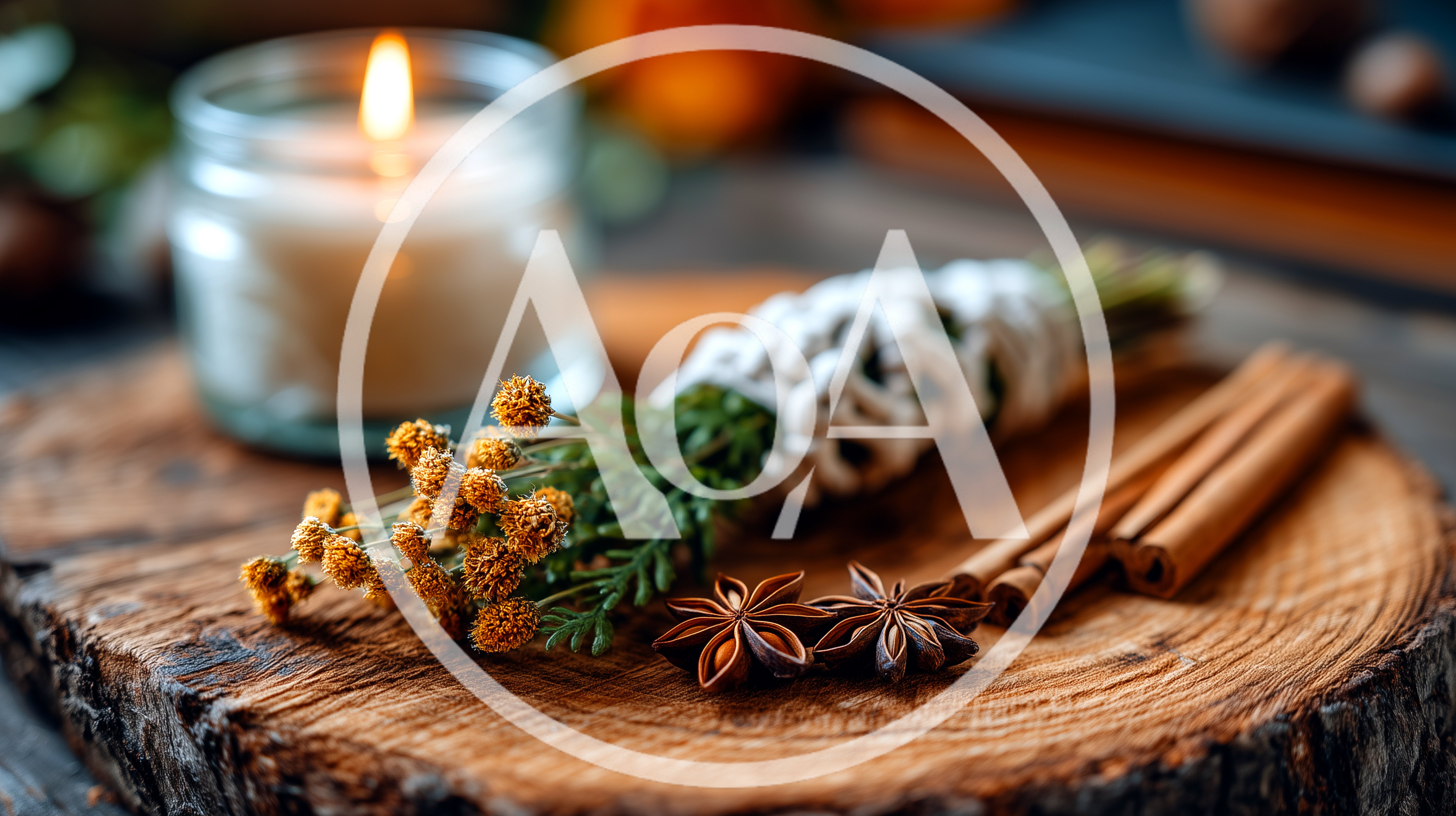 Smudge Stick With Cinnamon And Star Anise