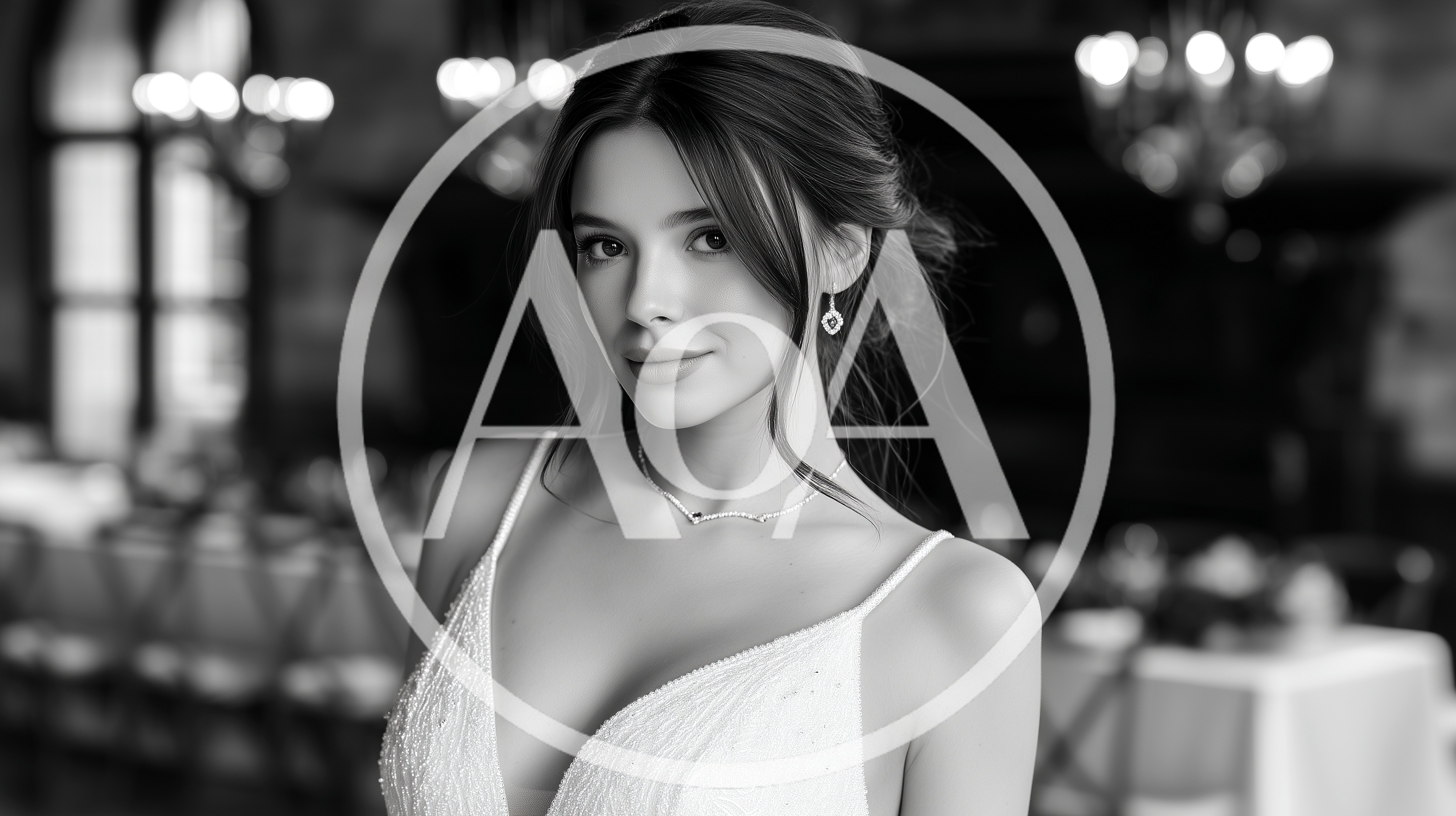 Elegant Bride Portrait In A Classic Wedding Venue