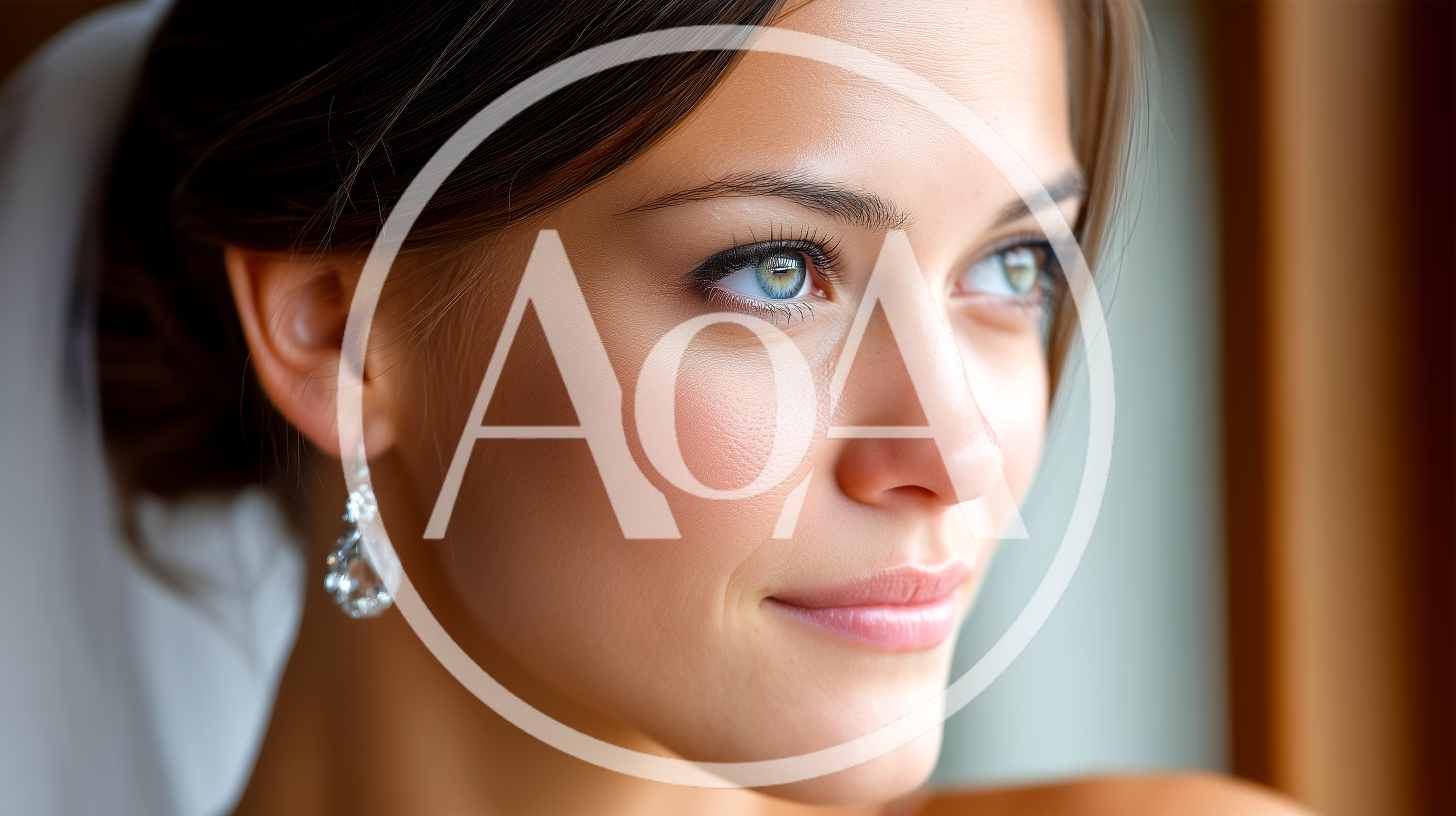 Close Up Portrait Of A Beautiful Bride