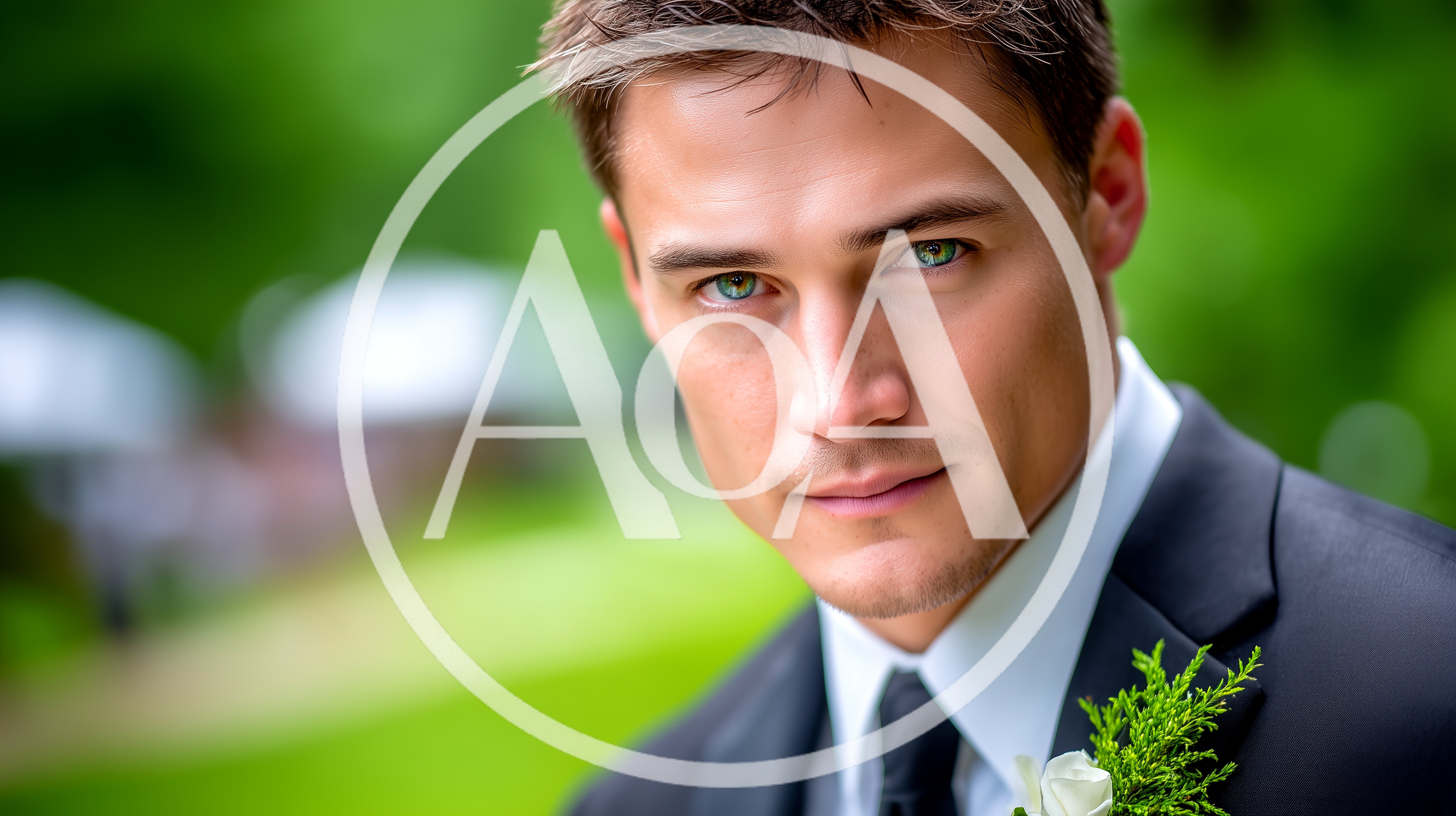 Handsome Groom Portrait In A Formal Suit