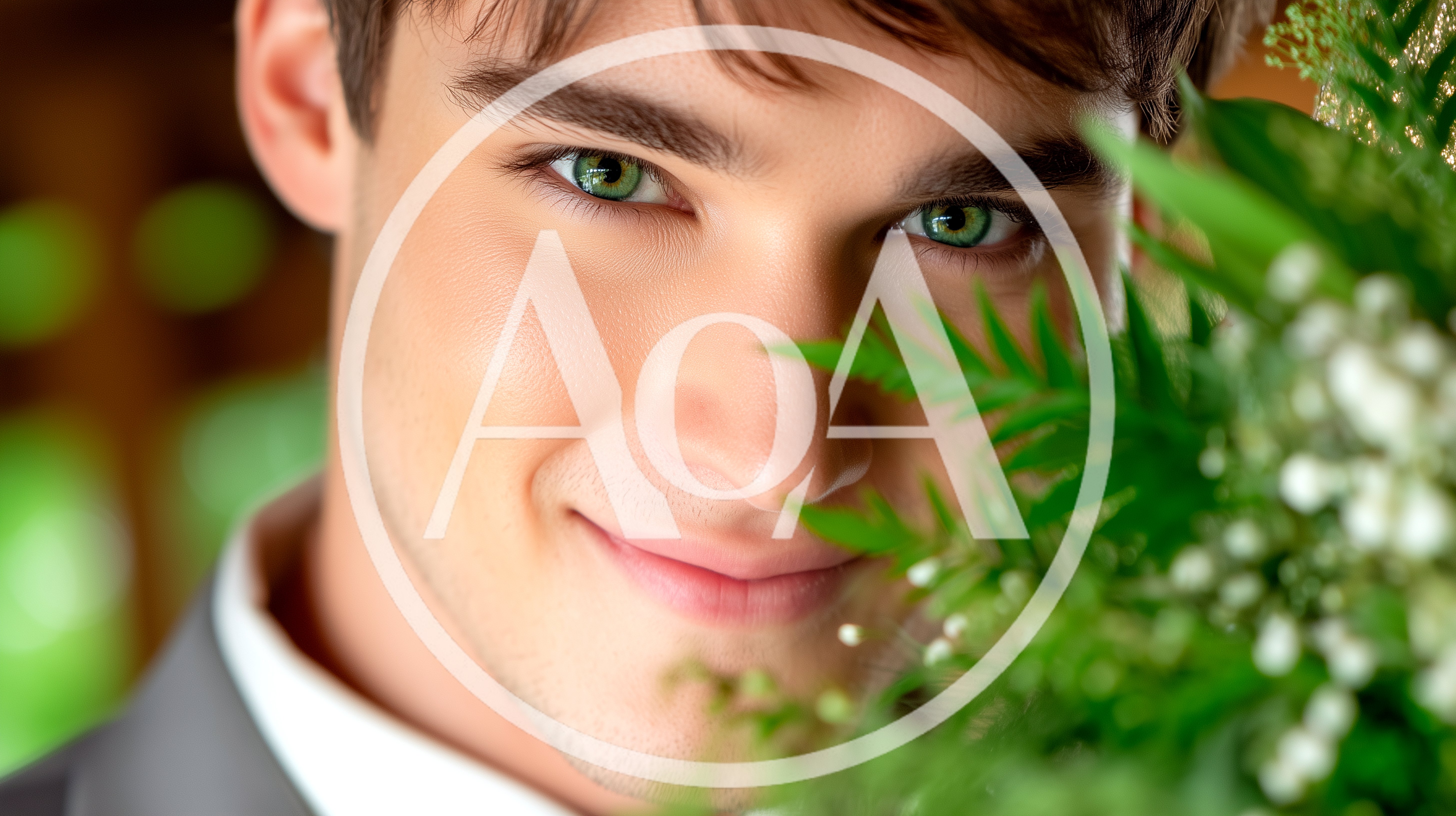 Close Up Portrait Of A Handsome Young Man