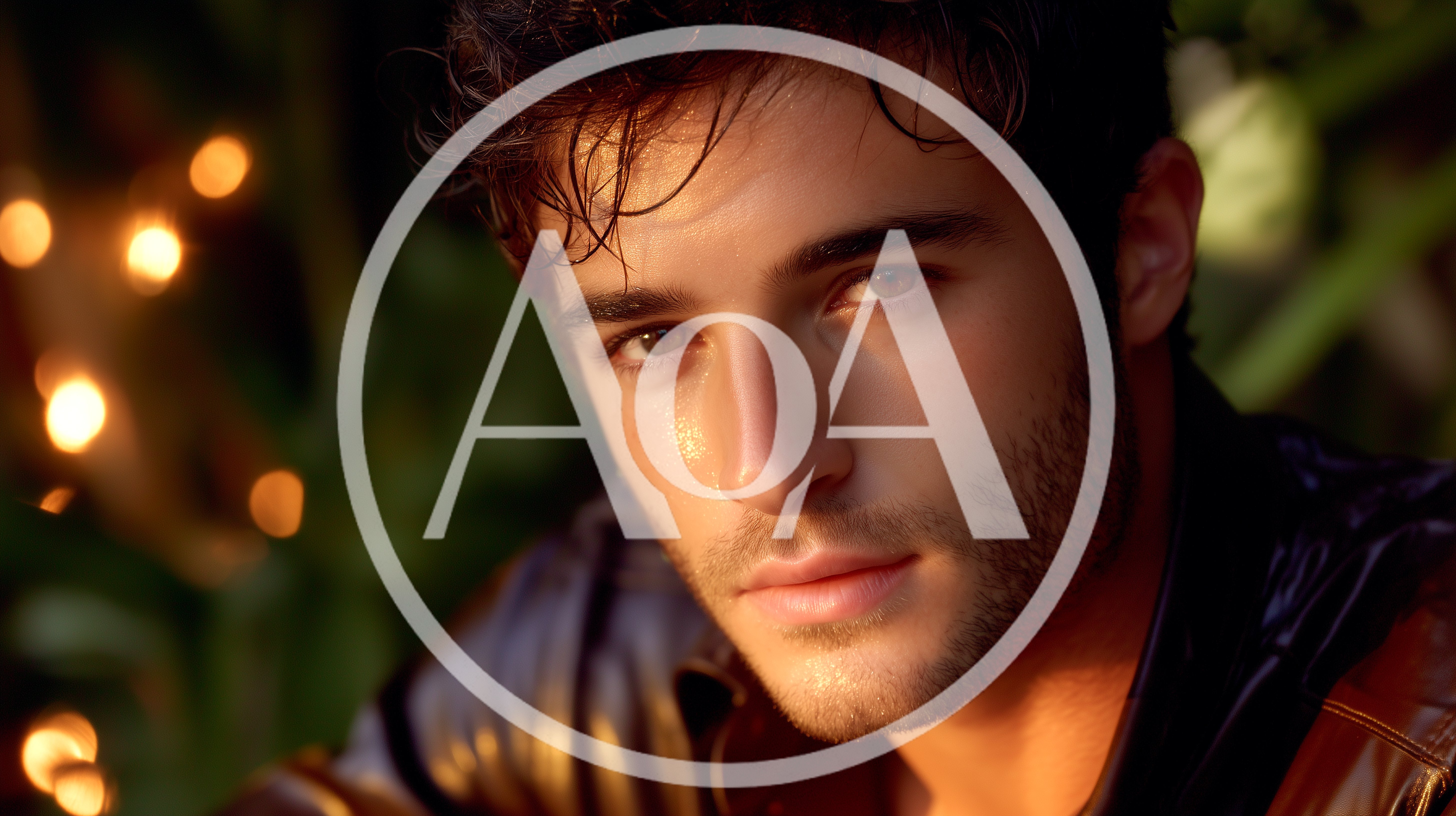 Portrait Of A Handsome Young Man With Stubble