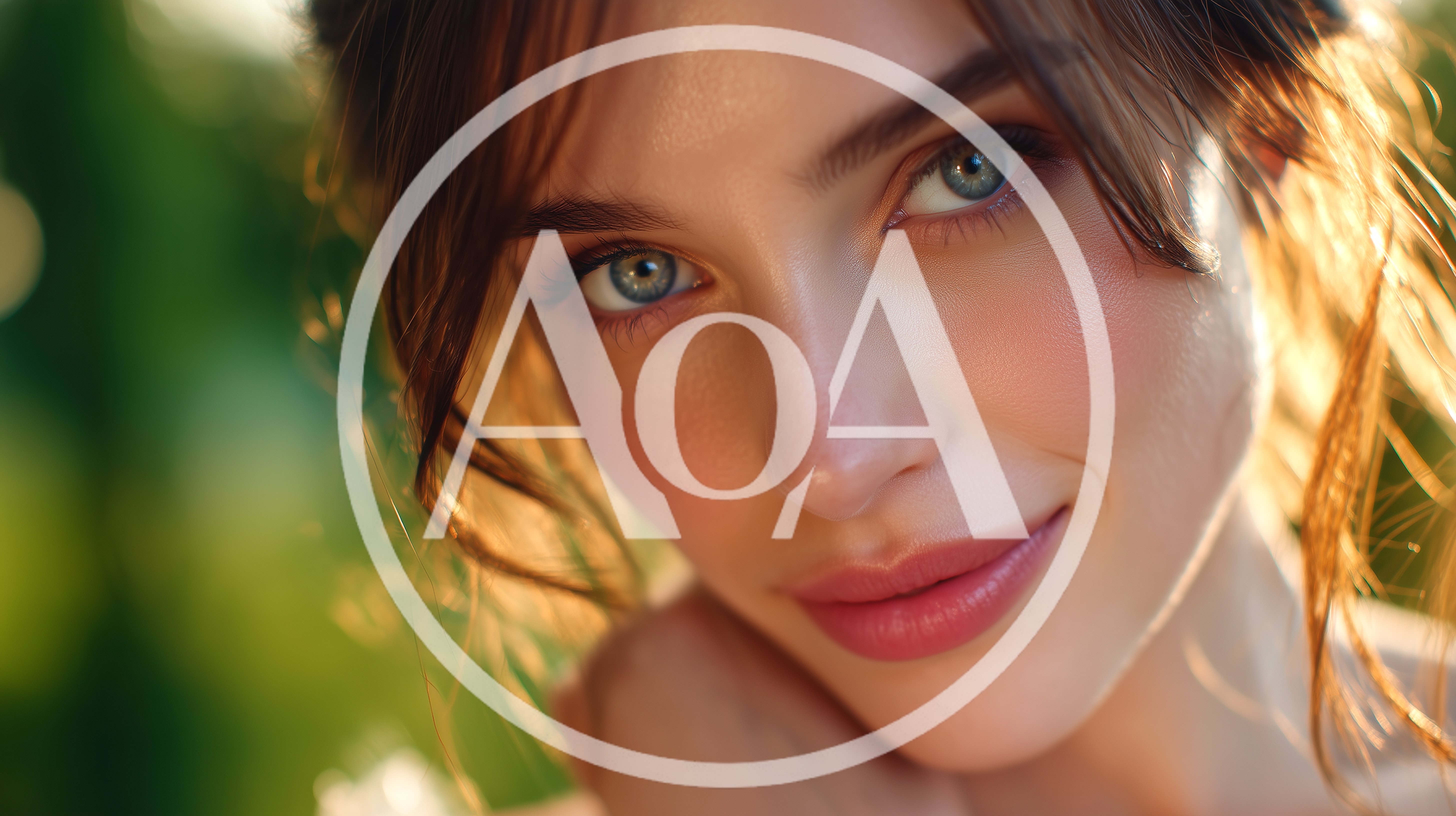 Close Up Portrait Of A Beautiful Young Woman
