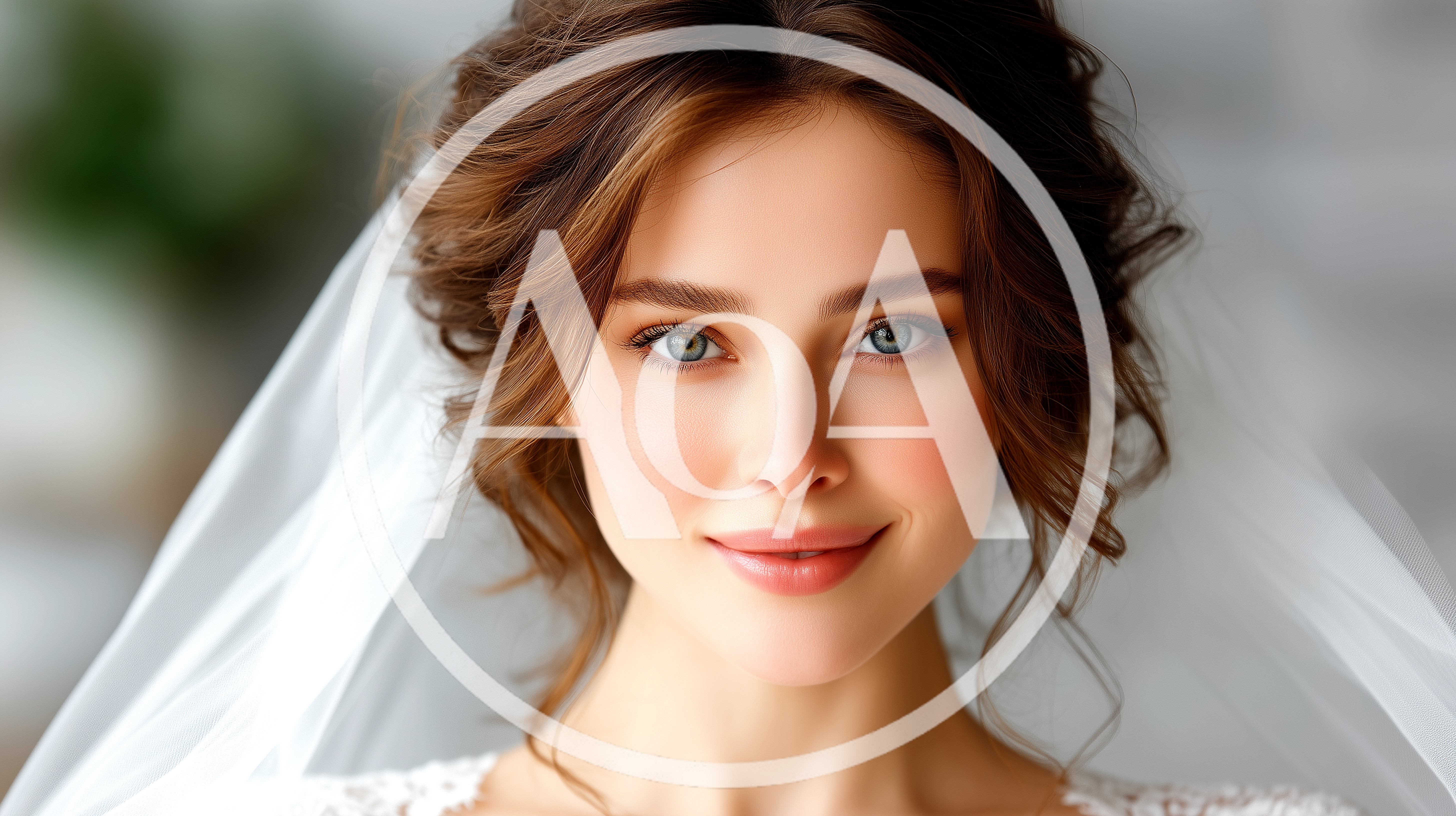 Portrait Of A Beautiful Bride With Wedding Veil