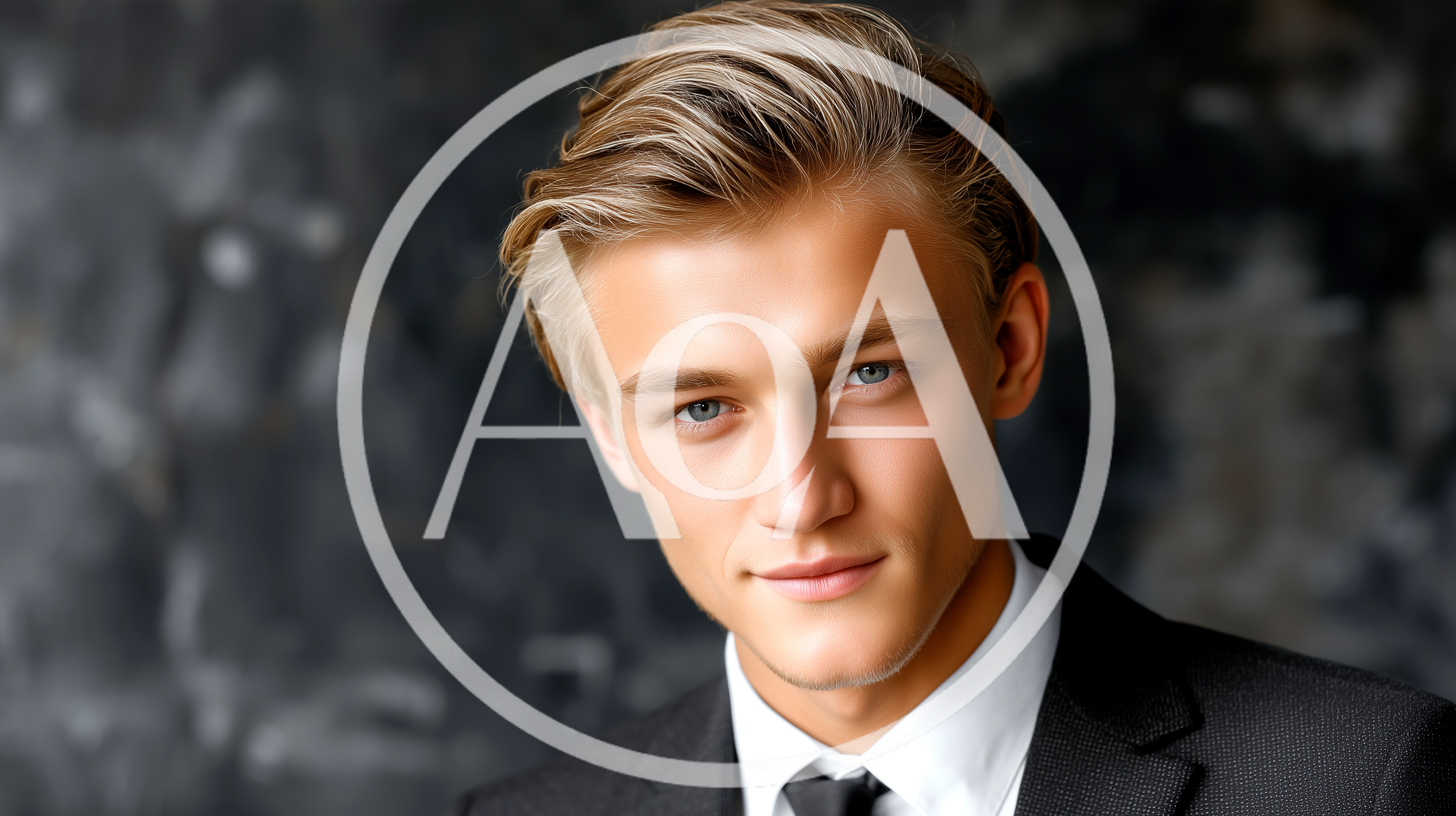 Portrait Of A Handsome Young Man In A Suit