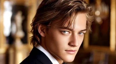 Portrait Of A Handsome Young Man In Formal Attire