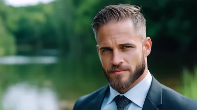 Portrait Of A Professional Businessman In A Suit