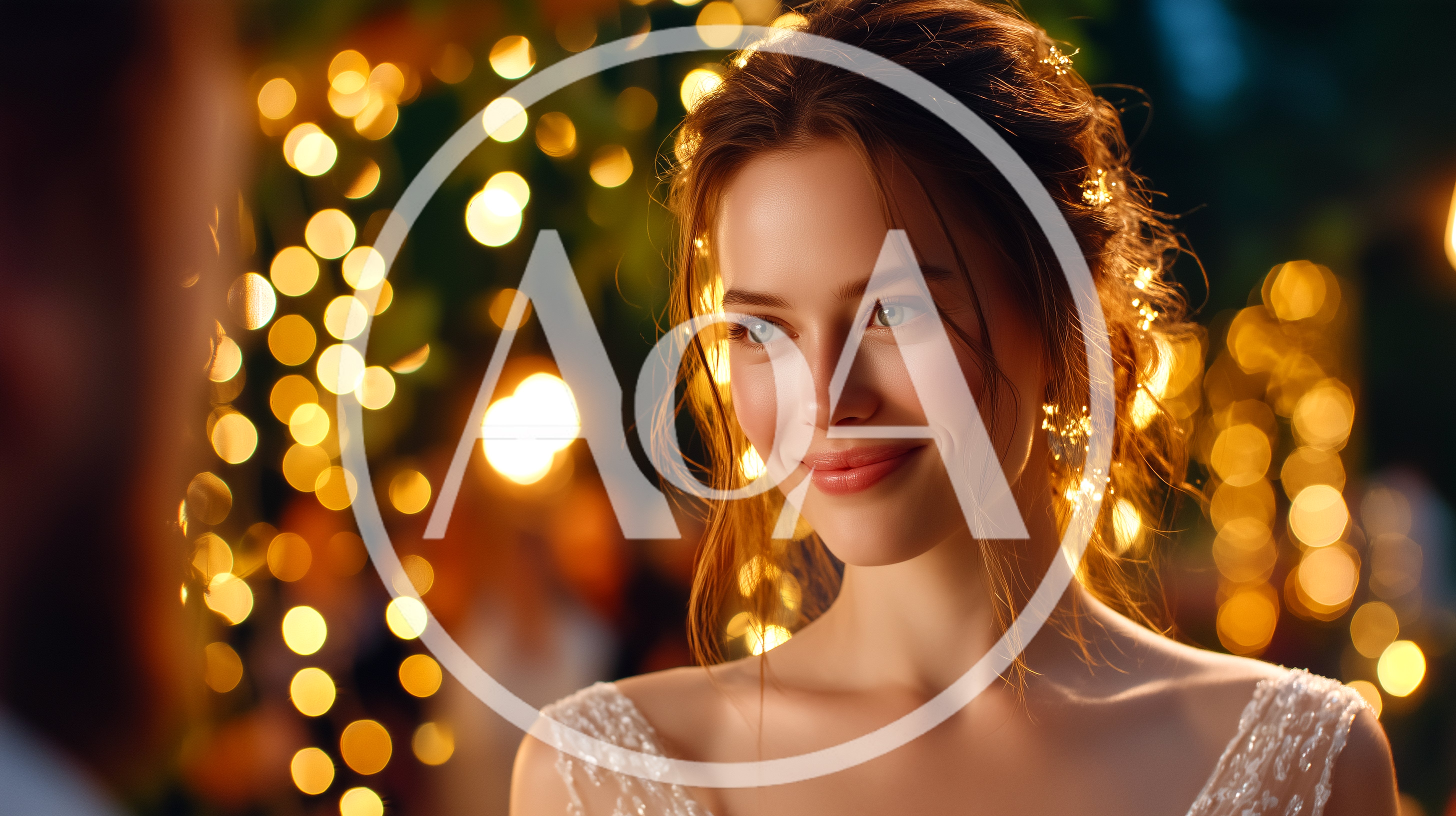 Beautiful Bride Smiling During Wedding Reception