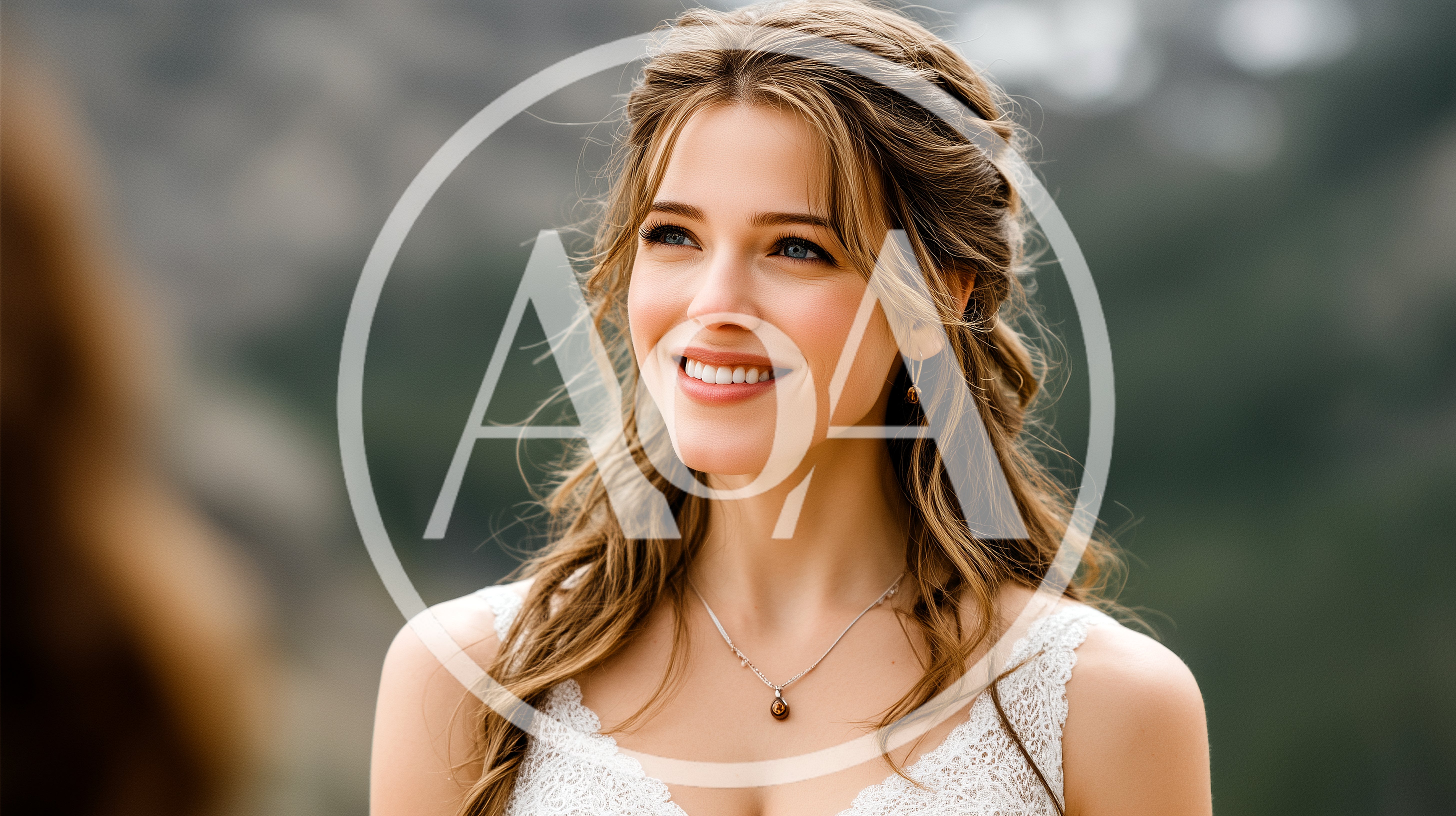 Portrait Of A Smiling Young Woman Outdoors