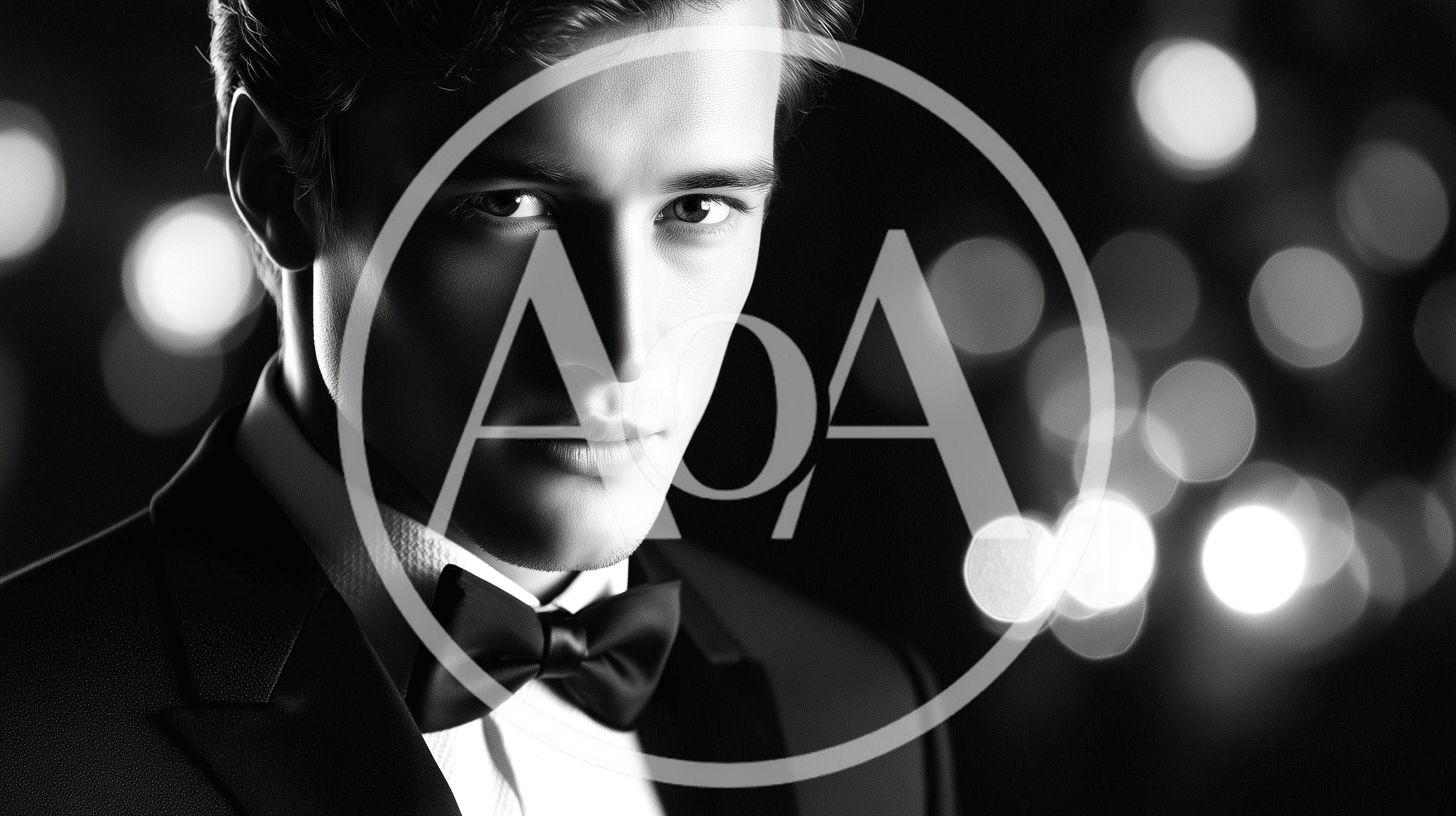Handsome Man In Tuxedo With Bow Tie