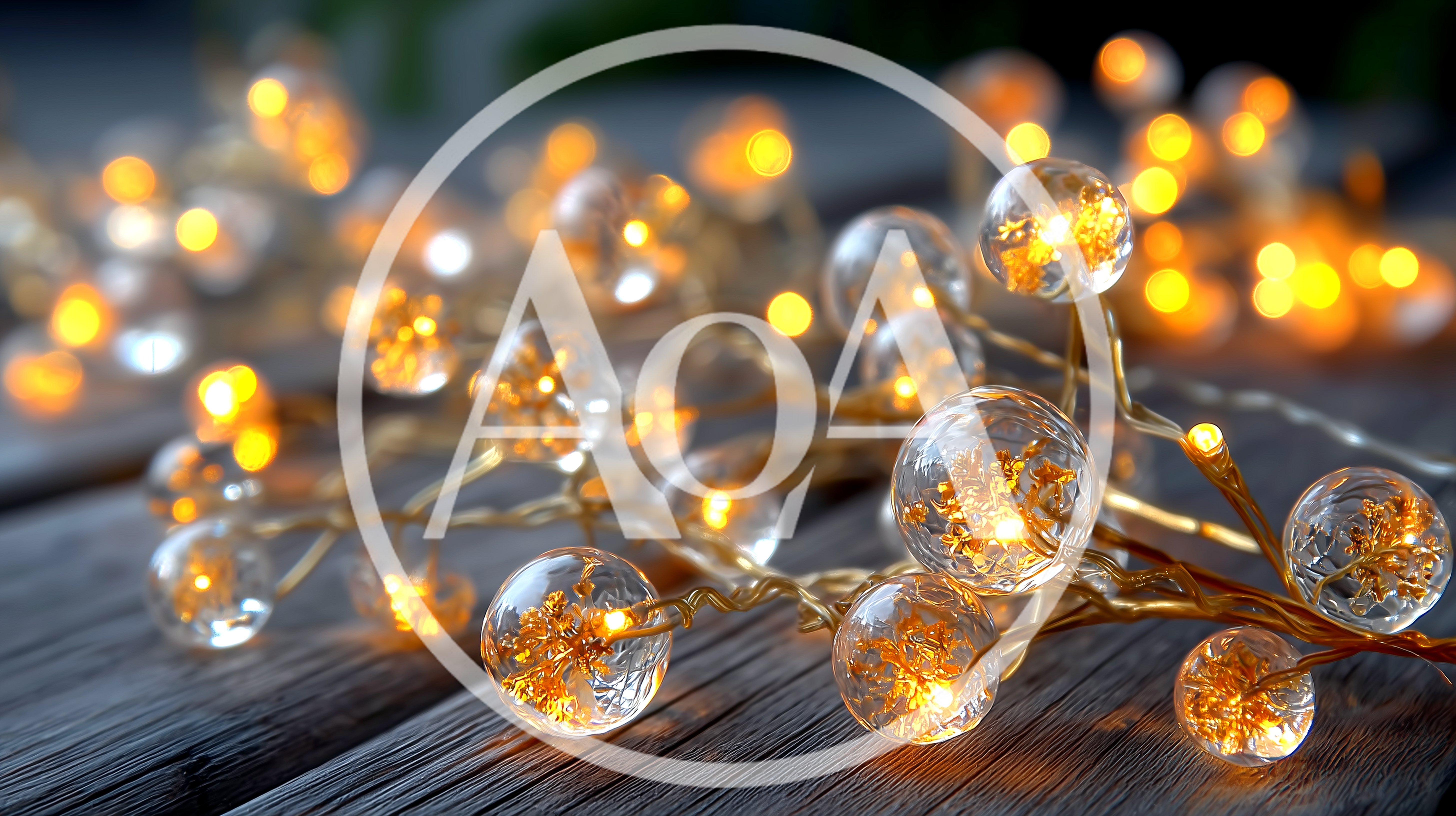 Glowing Decorative Fairy Lights In Glass Orbs