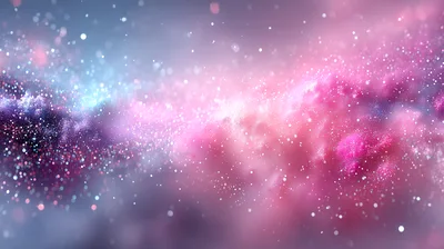 Abstract Pink And Blue Nebula Space Background