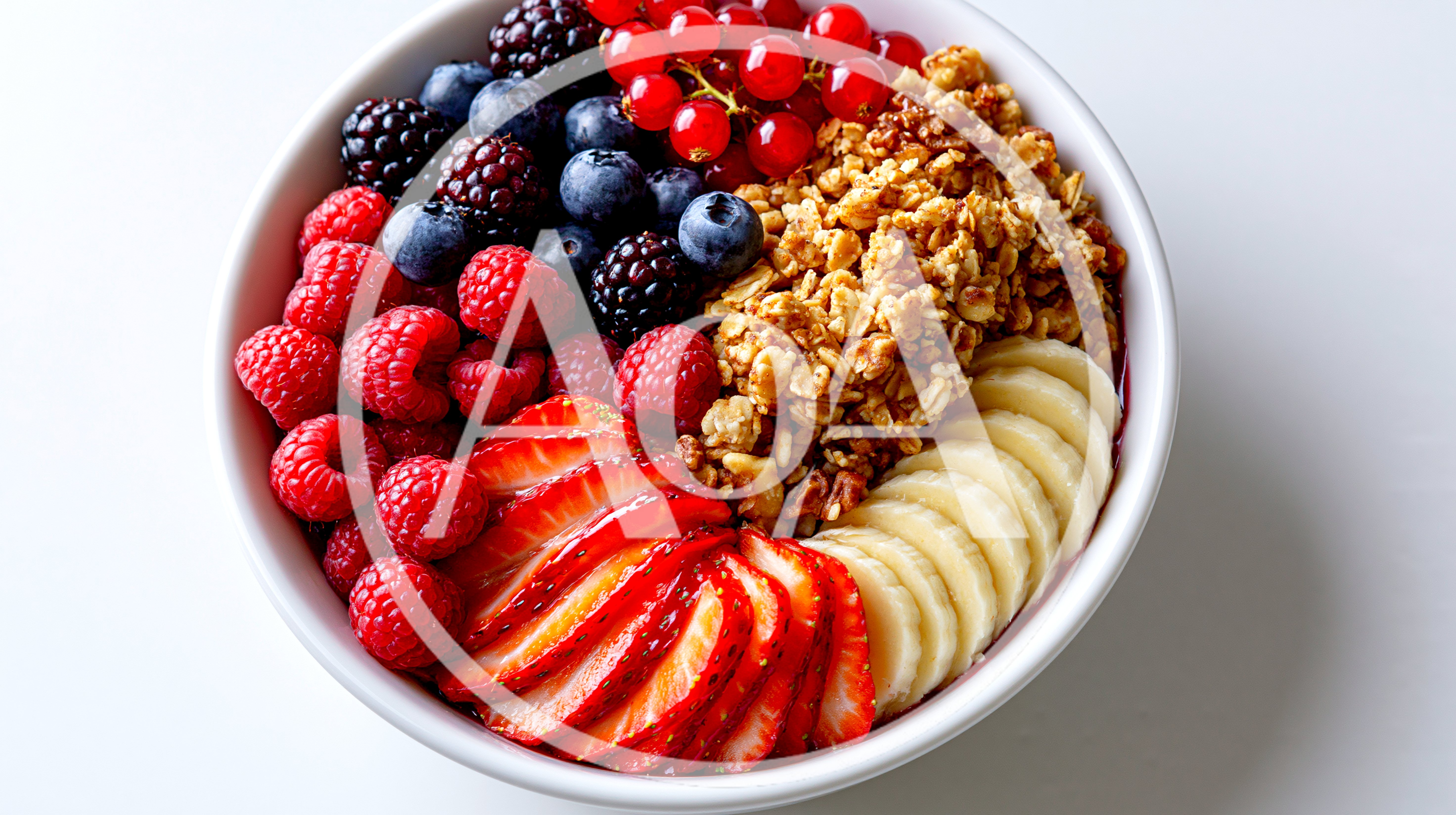 Healthy Breakfast Bowl With Fresh Berries And Granola