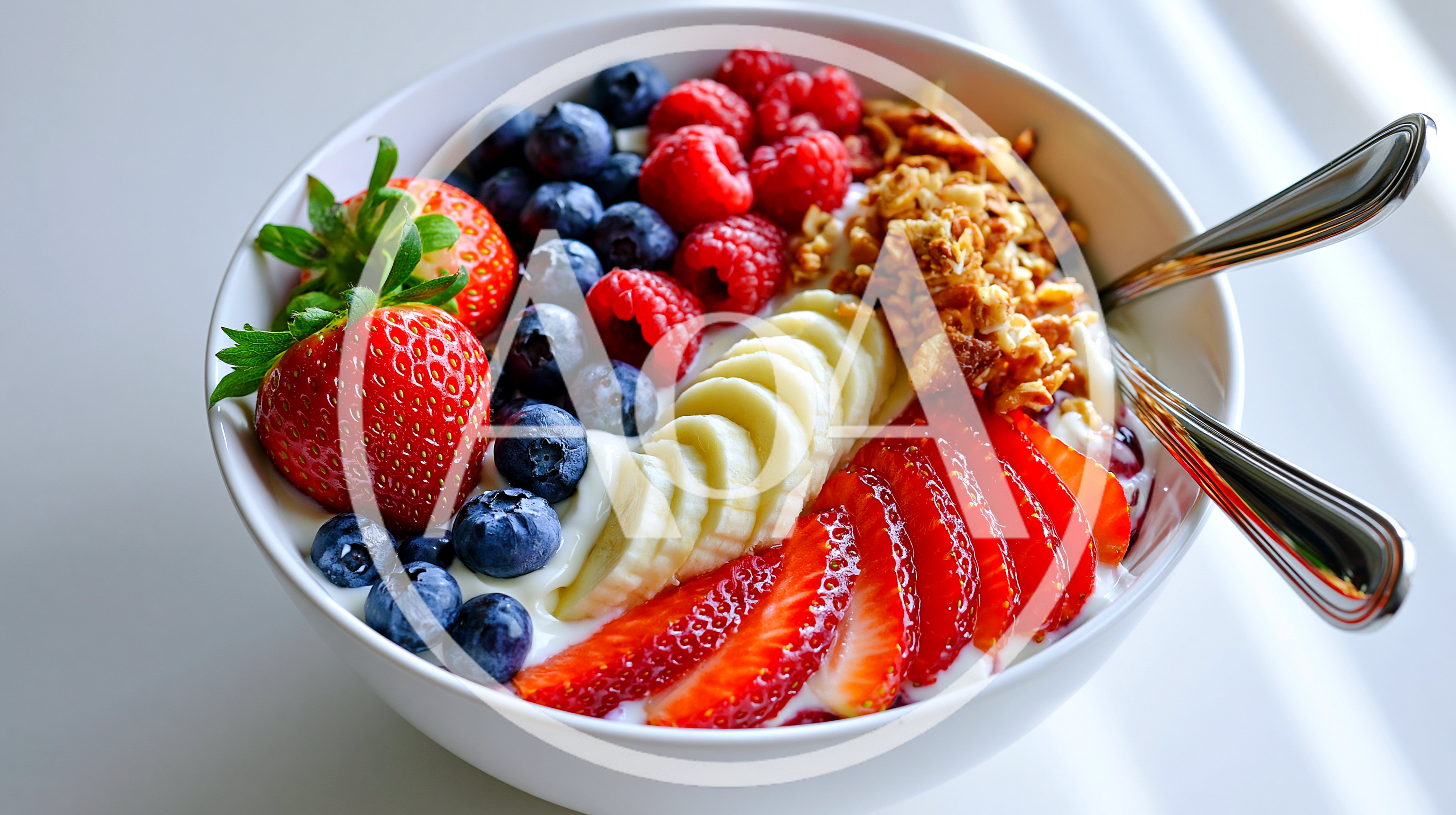 Healthy Breakfast Bowl With Fresh Fruit And Granola
