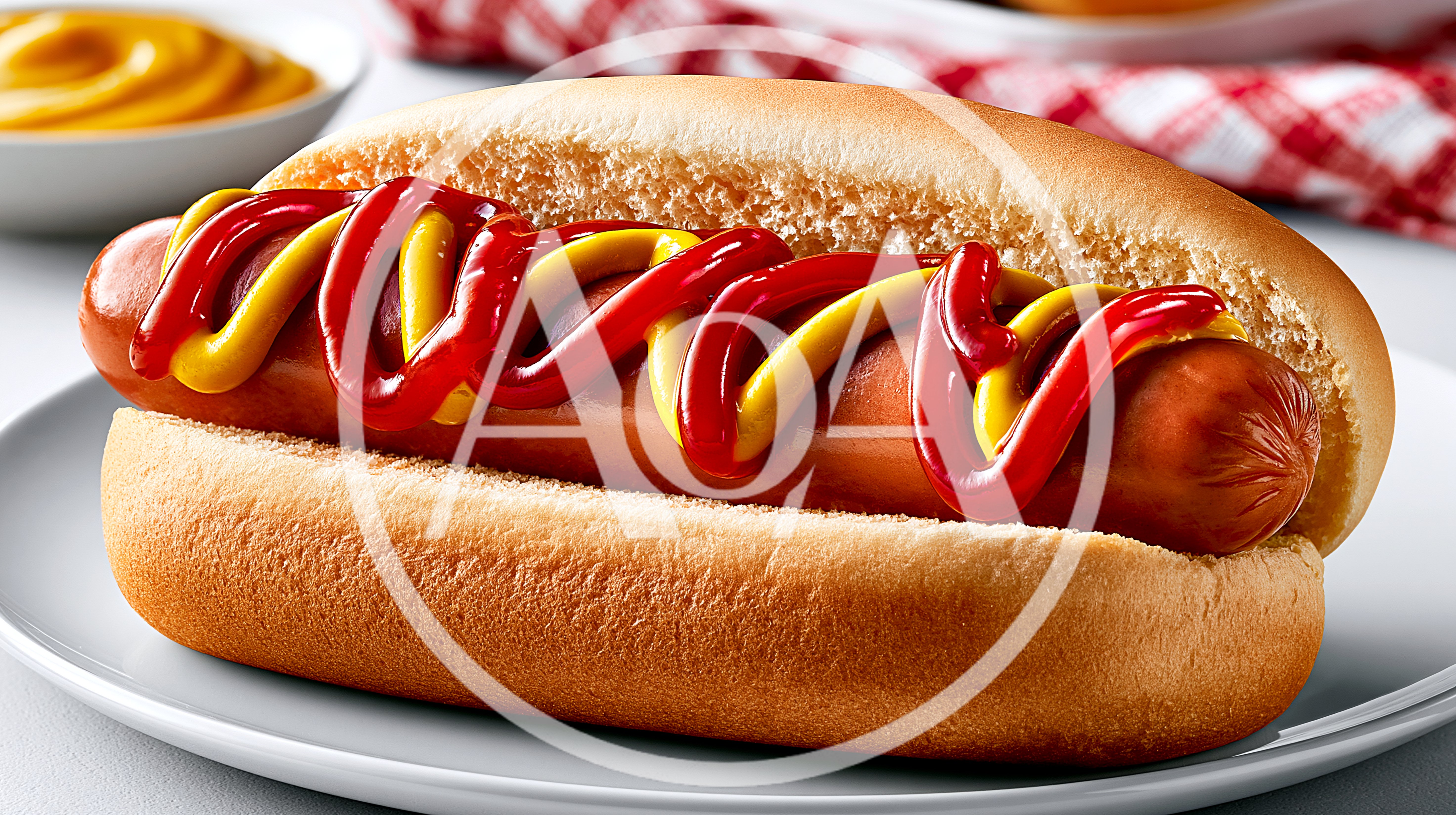 Classic Hot Dog With Ketchup And Mustard