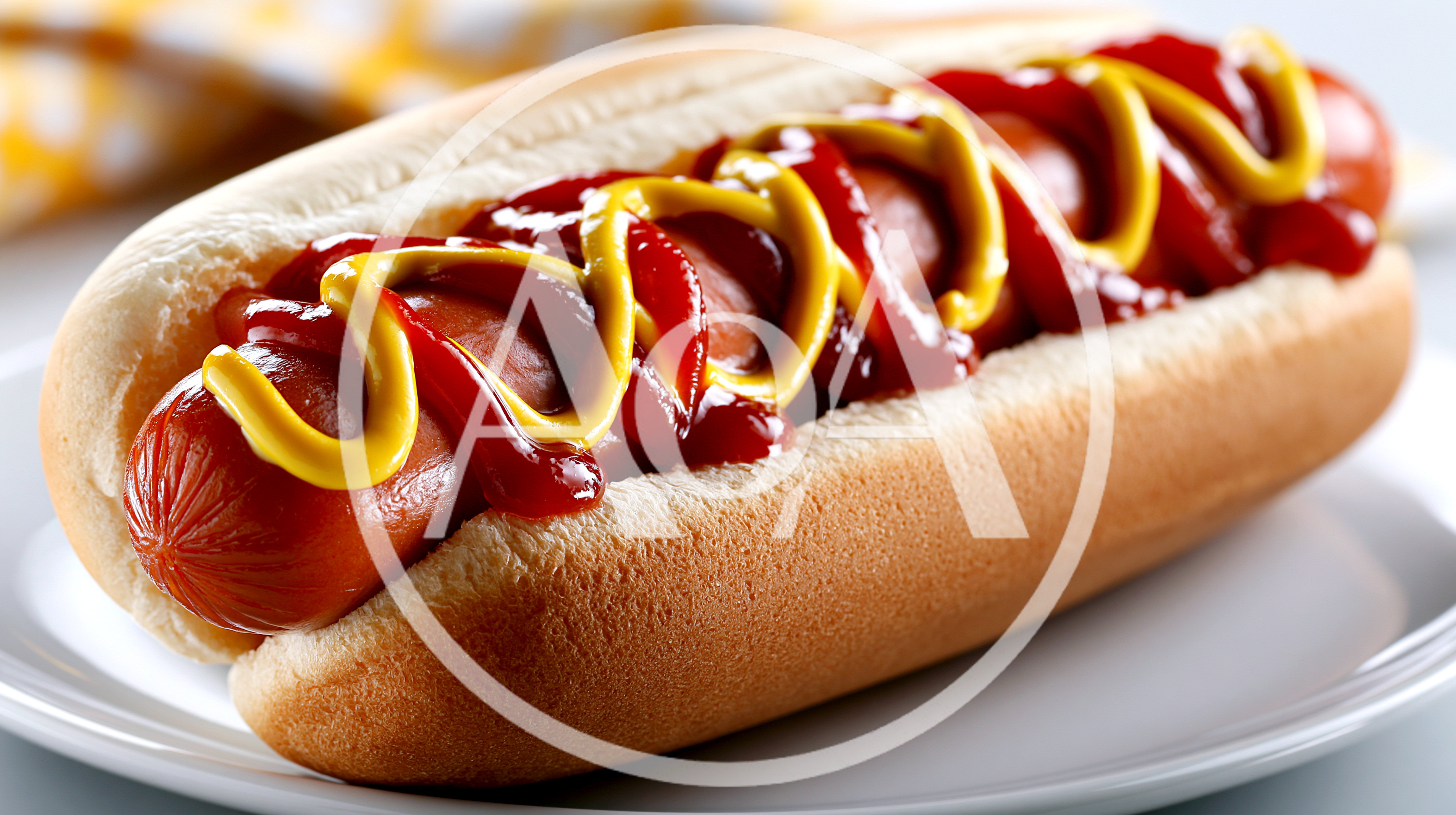 Classic Hot Dog With Ketchup And Mustard