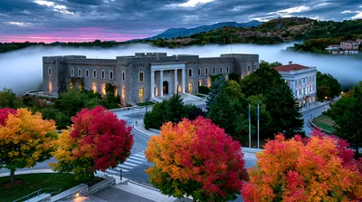 Aerial View Of The Zappeion Hall In Athens