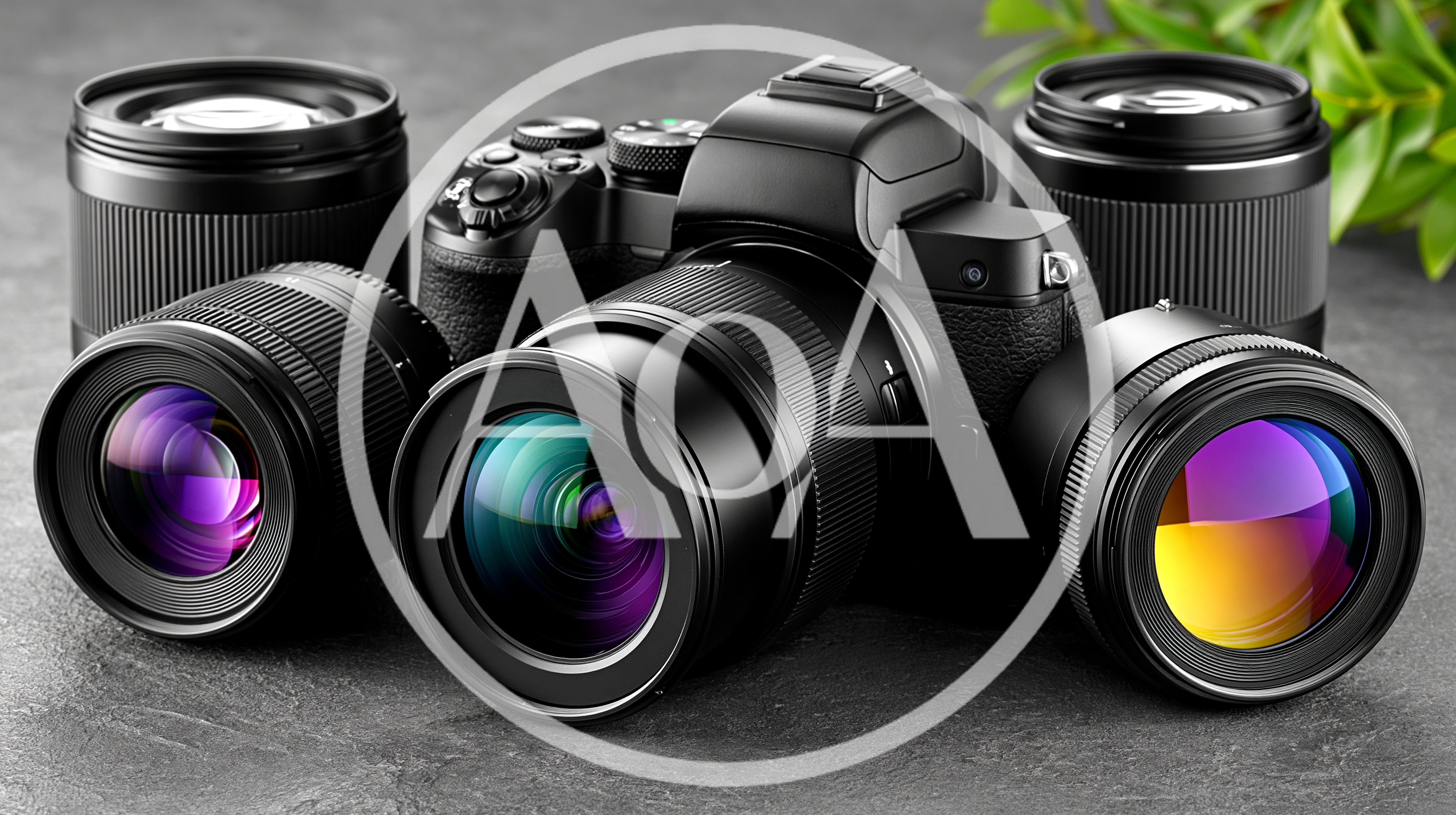 Professional Mirrorless Camera With Multiple Interchangeable Lenses
