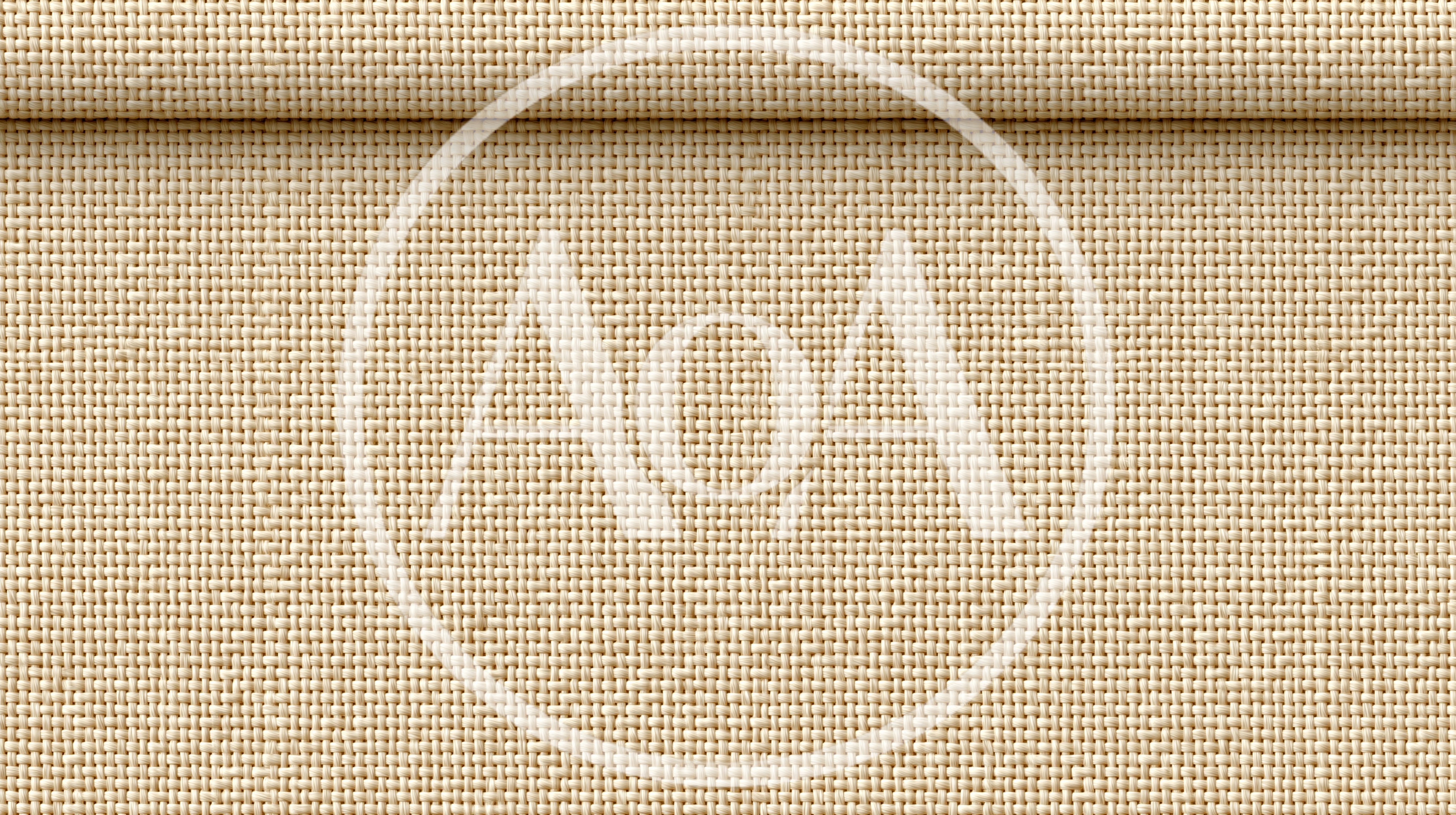 Close Up Texture Of Beige Burlap Fabric