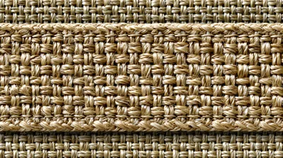 Close Up Of Woven Natural Fiber Fabric Texture