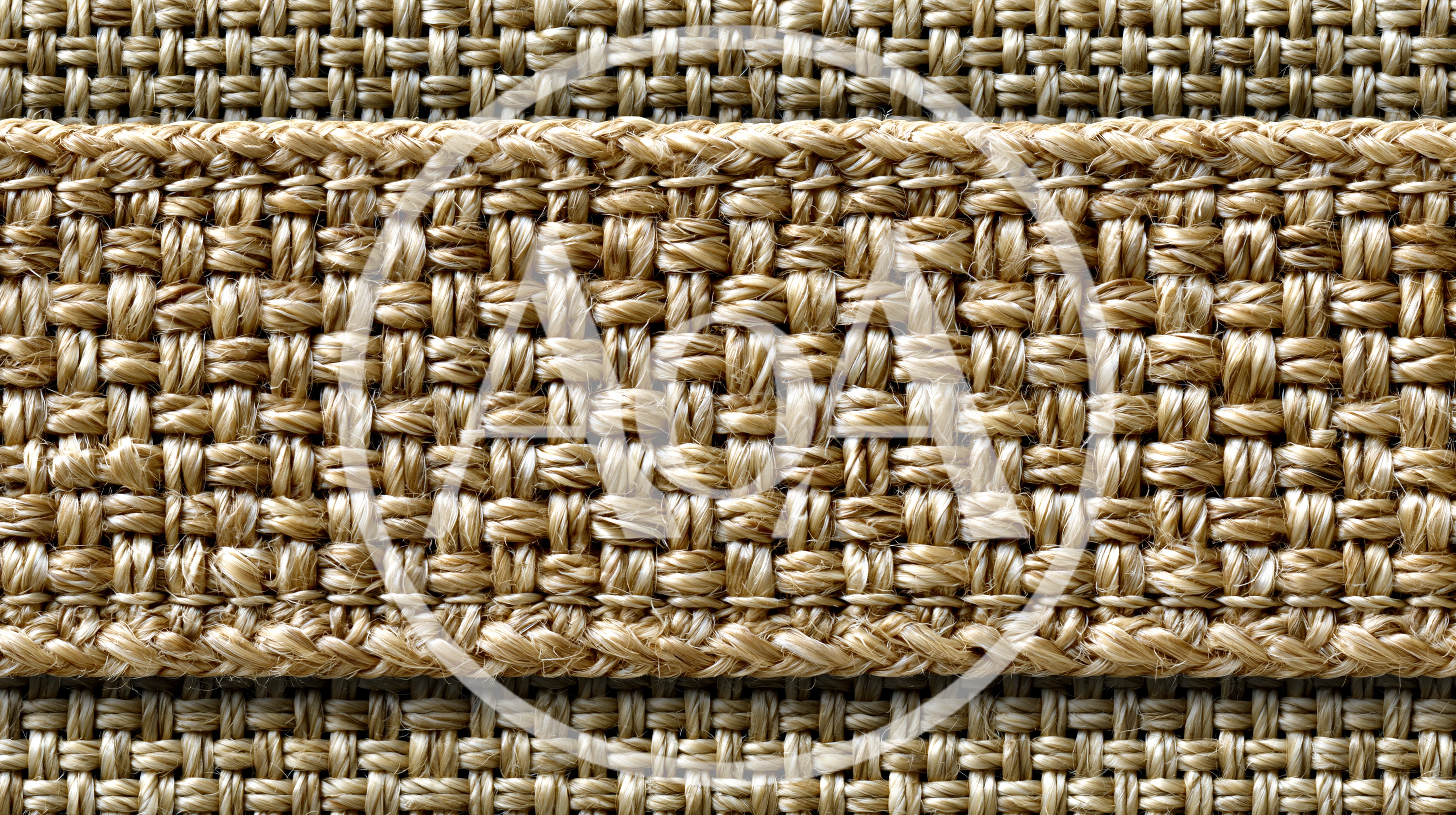 Close Up Of Woven Natural Fiber Fabric Texture
