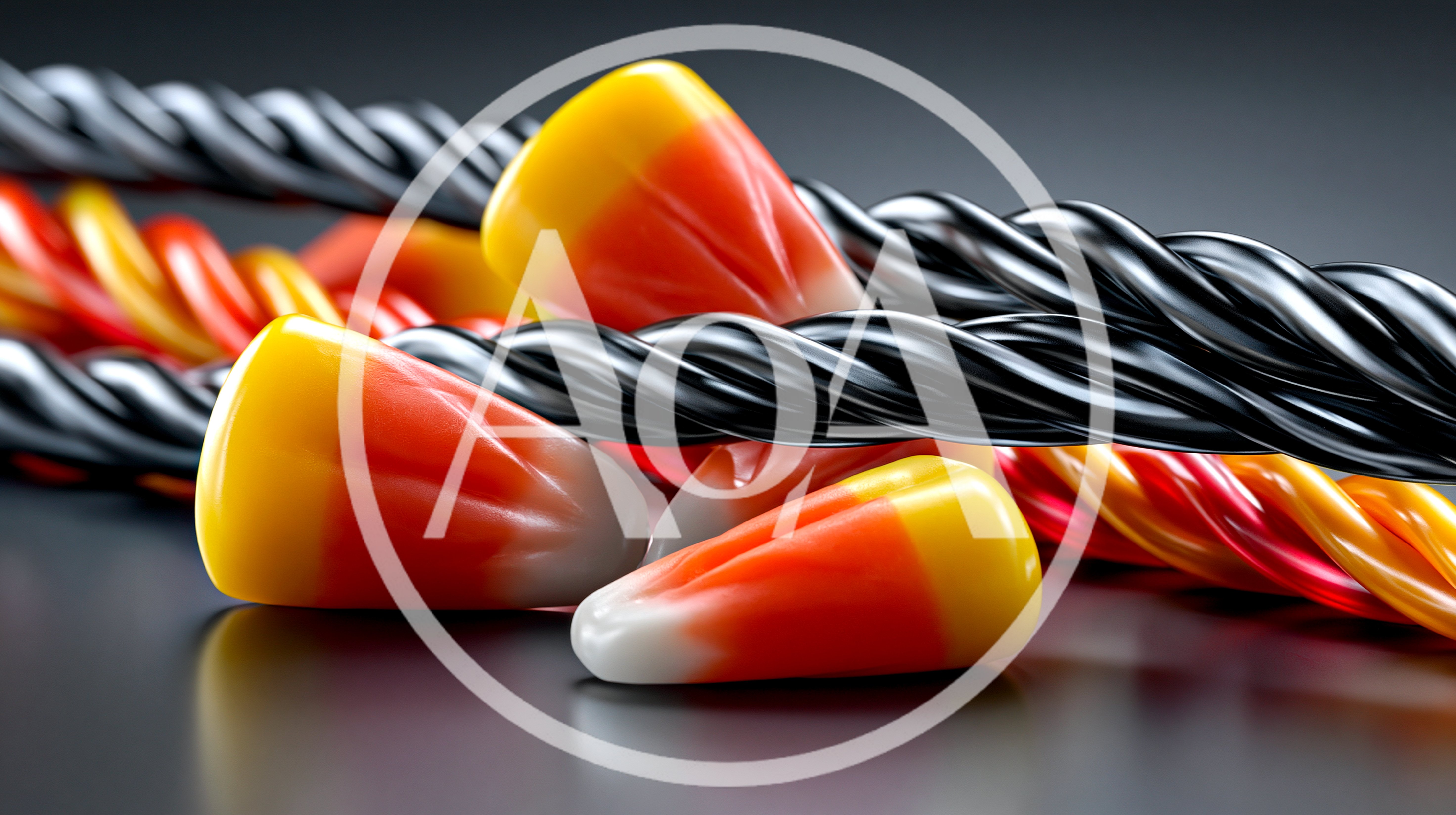 Candy Corn and Twisted Licorice Ropes