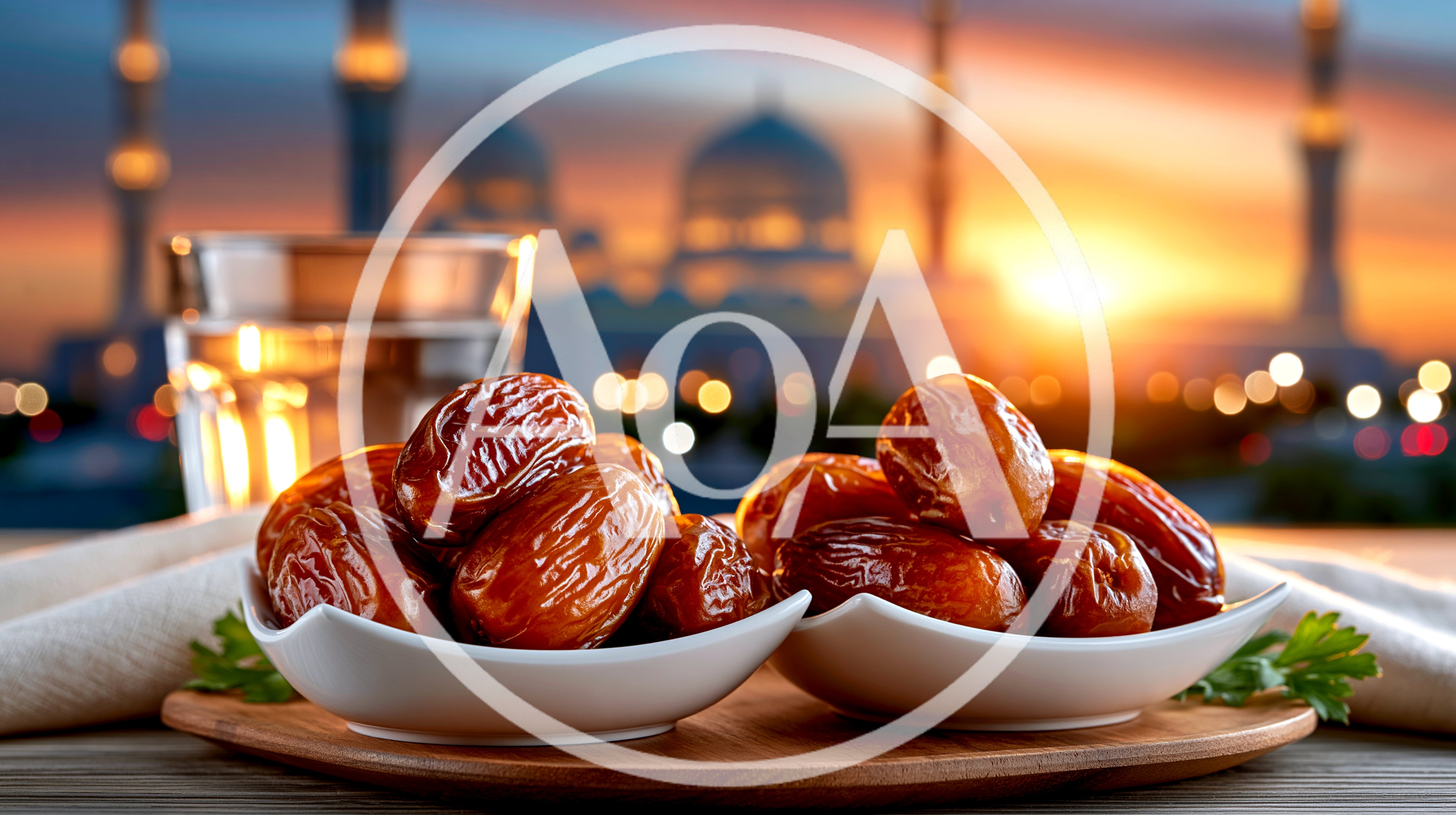 Dates and Water for Iftar During Ramadan