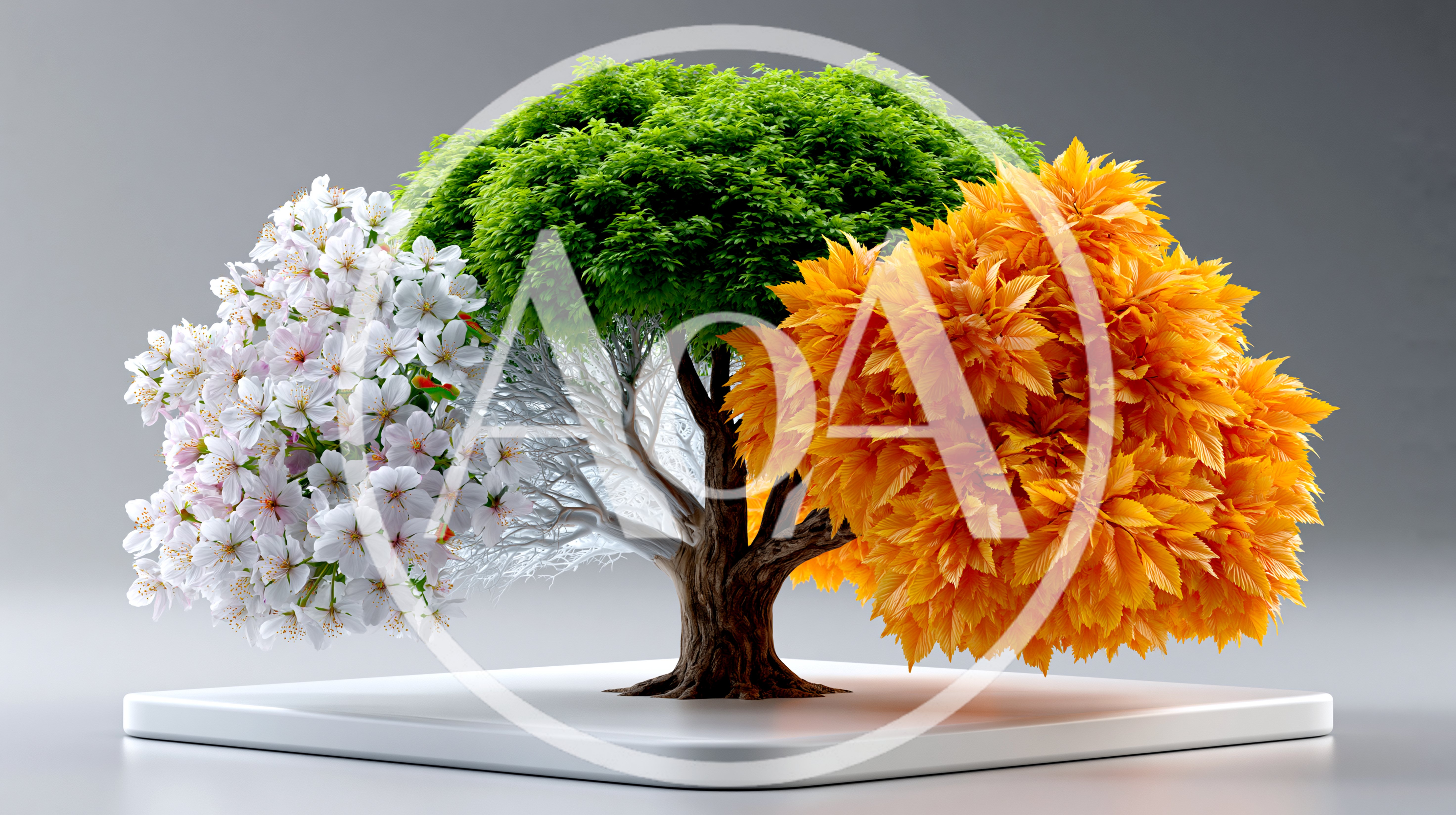 Conceptual Tree Representing Seasonal Transitions