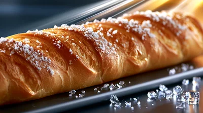 Freshly Baked Sweet Pastry With Powdered Sugar