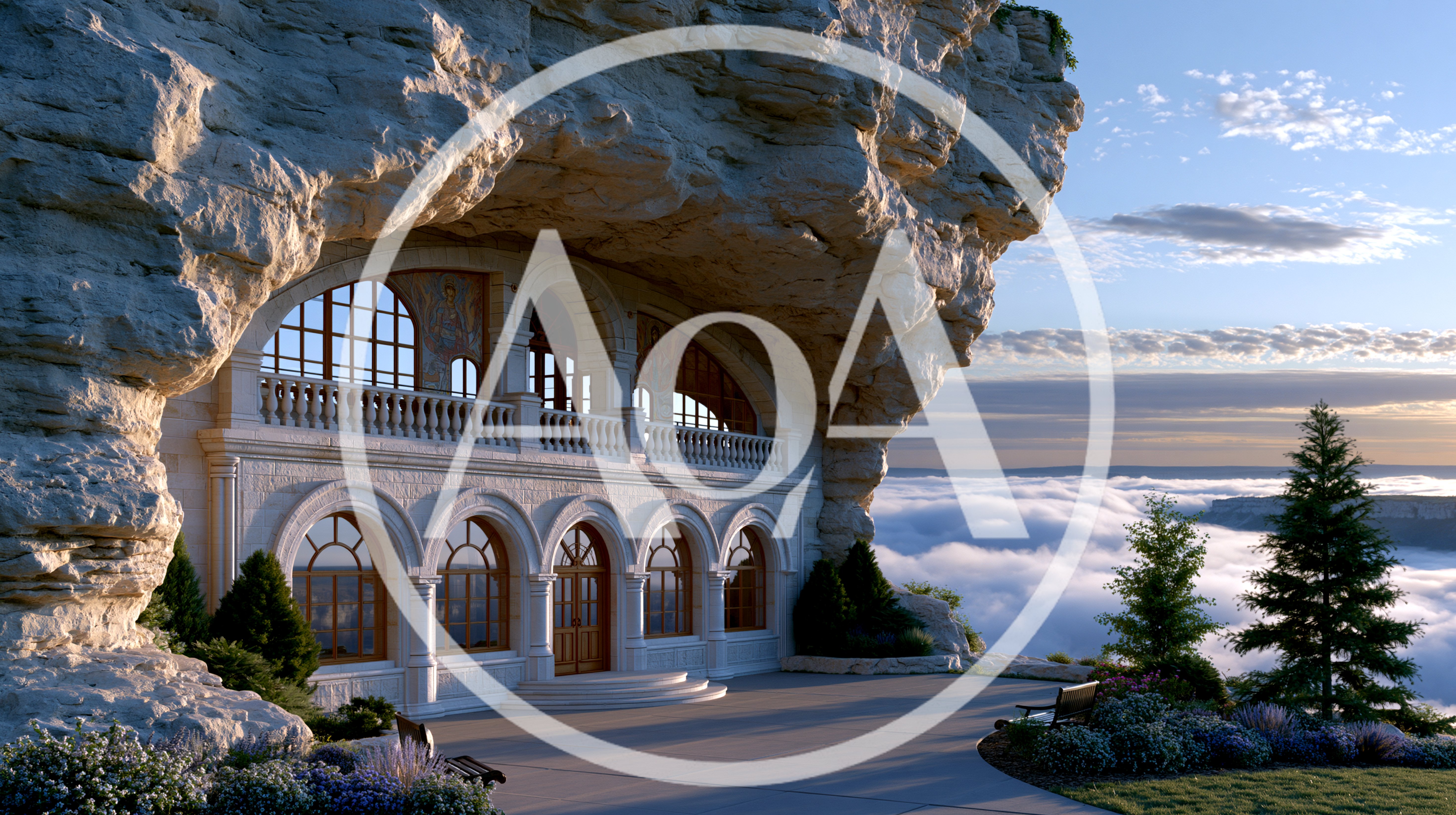 Luxury Mansion Built Into A Rocky Mountain Cliffside